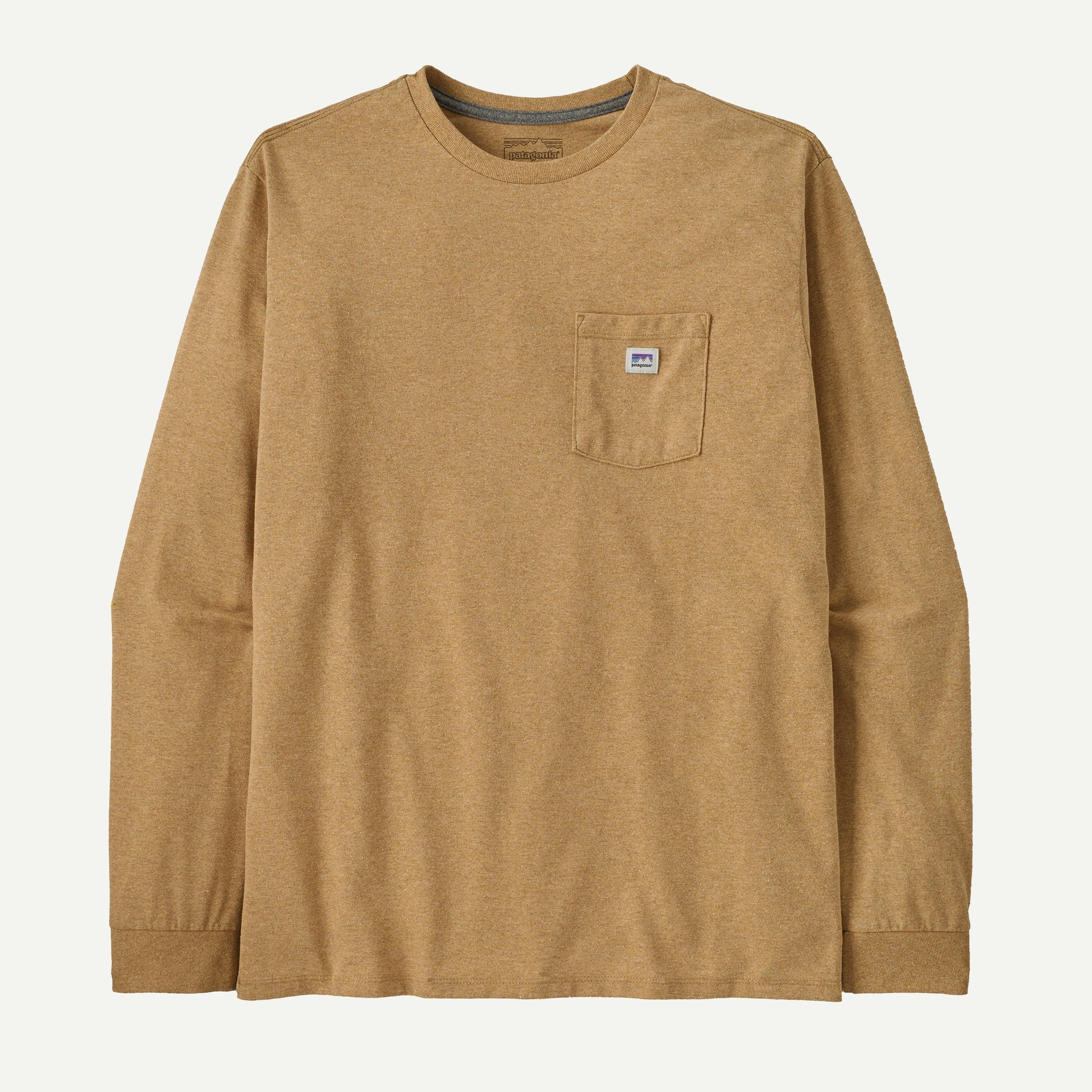 Men's Long-Sleeved Shop Sticker Pocket Responsibili-Tee®