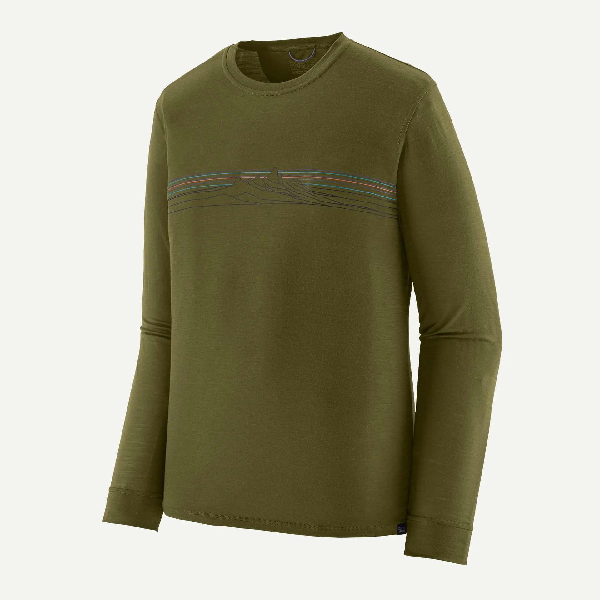Men's Long-Sleeved Capilene® Cool Merino Blend Graphic Shirt