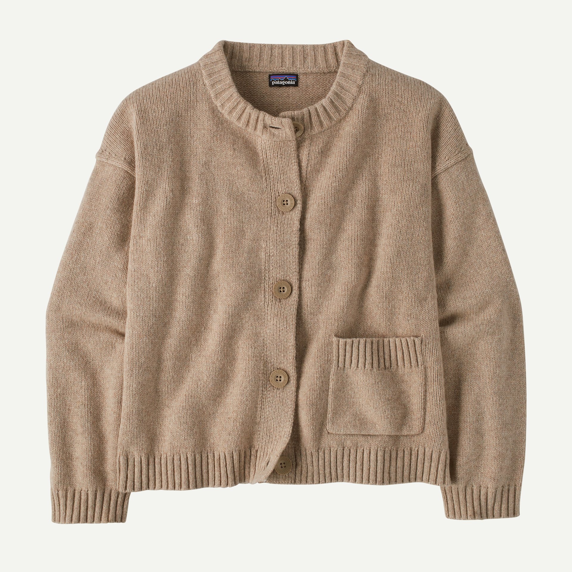 Women's Recycled Wool-Blend Sweater Jacket