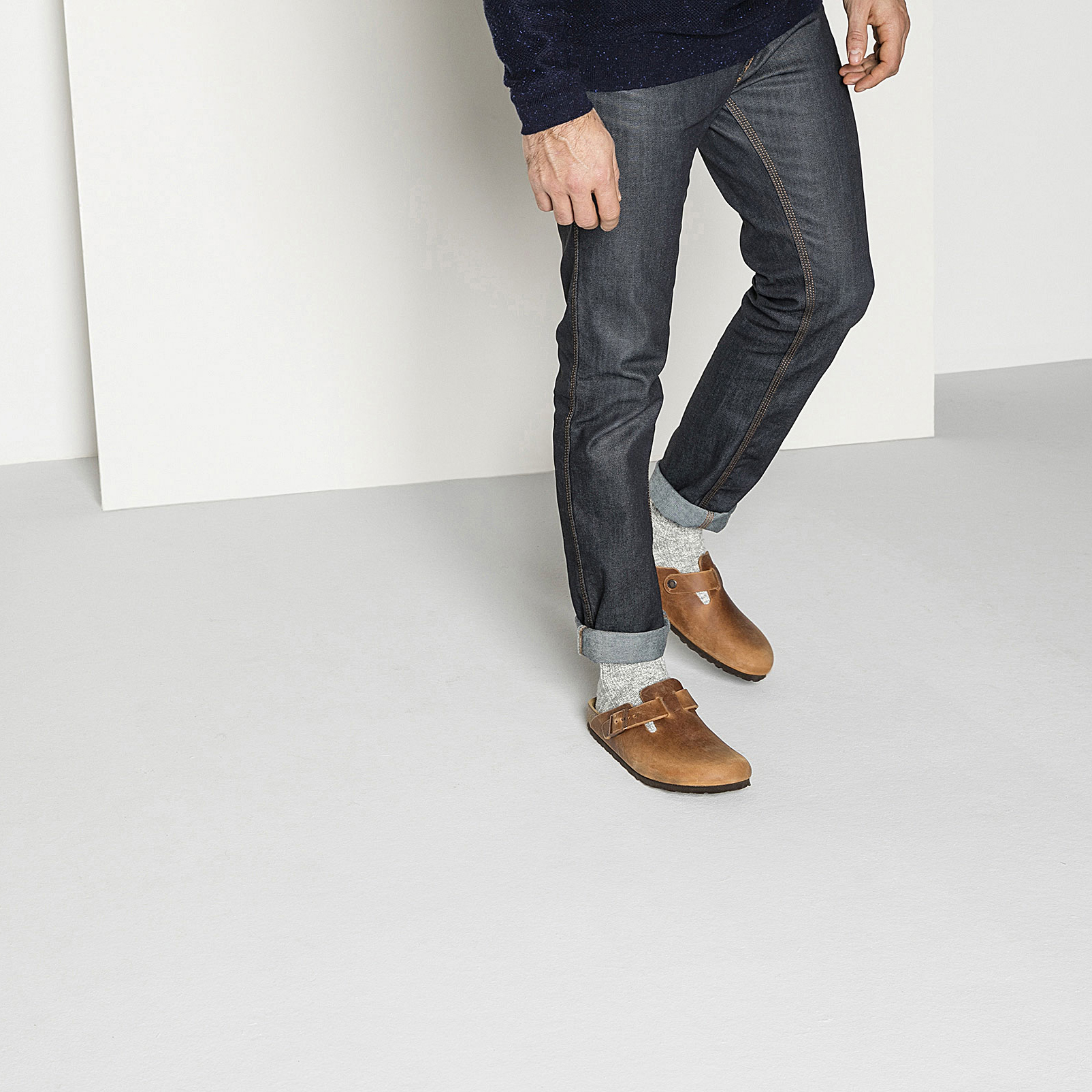 Cotton Slub Men Cotton/Polyamide/Elastane