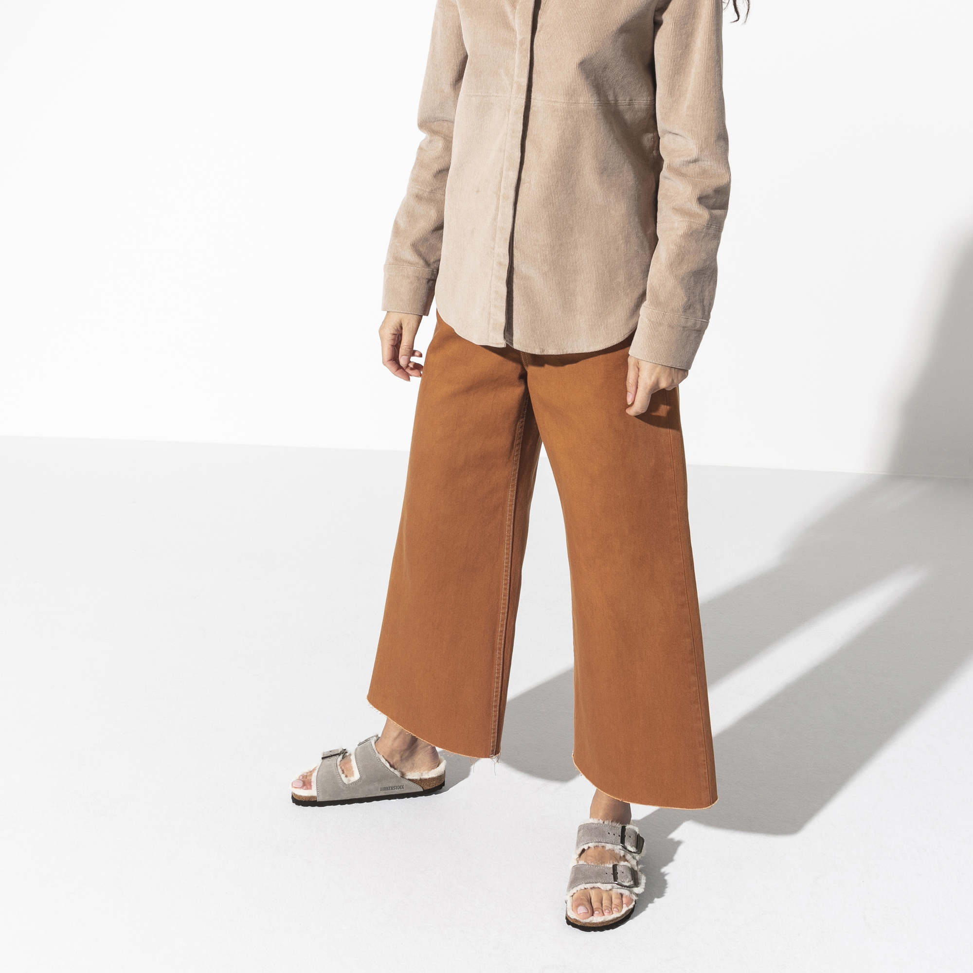Arizona Shearling Suede Leather