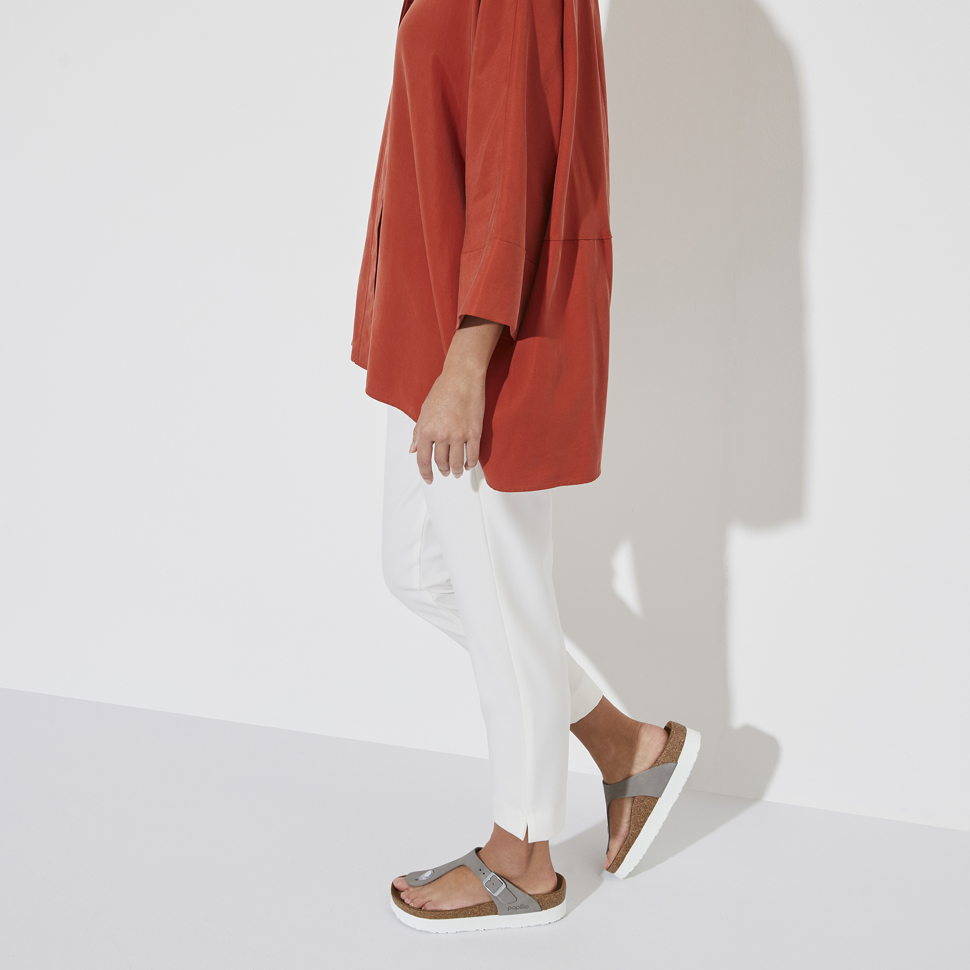 Gizeh Platform Nubuck Leather