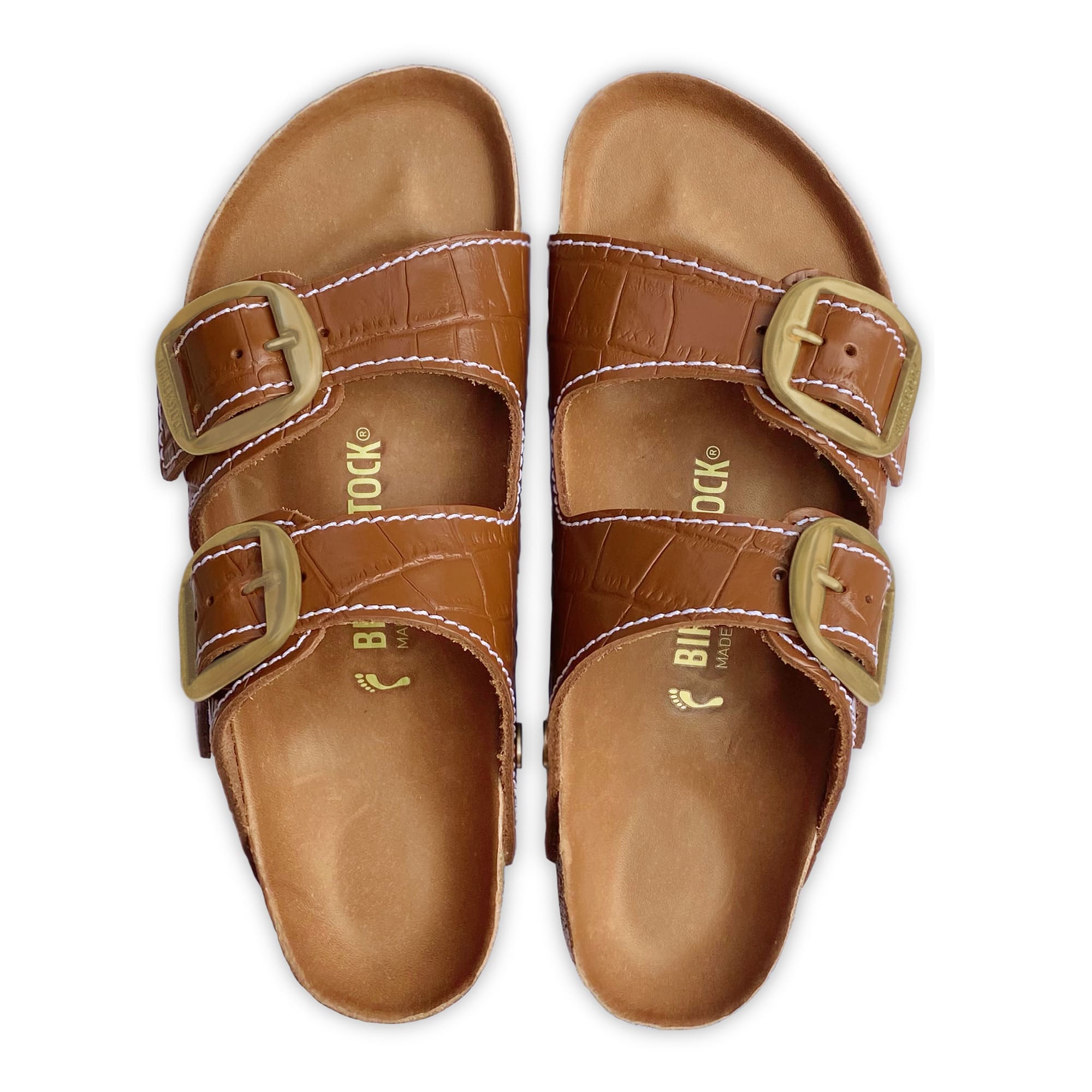 Arizona Big Buckle Embossed Leather