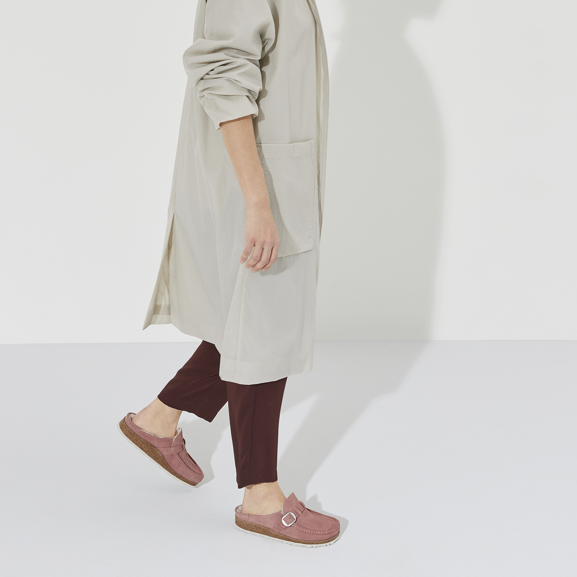Buckley Shearling Suede Leather