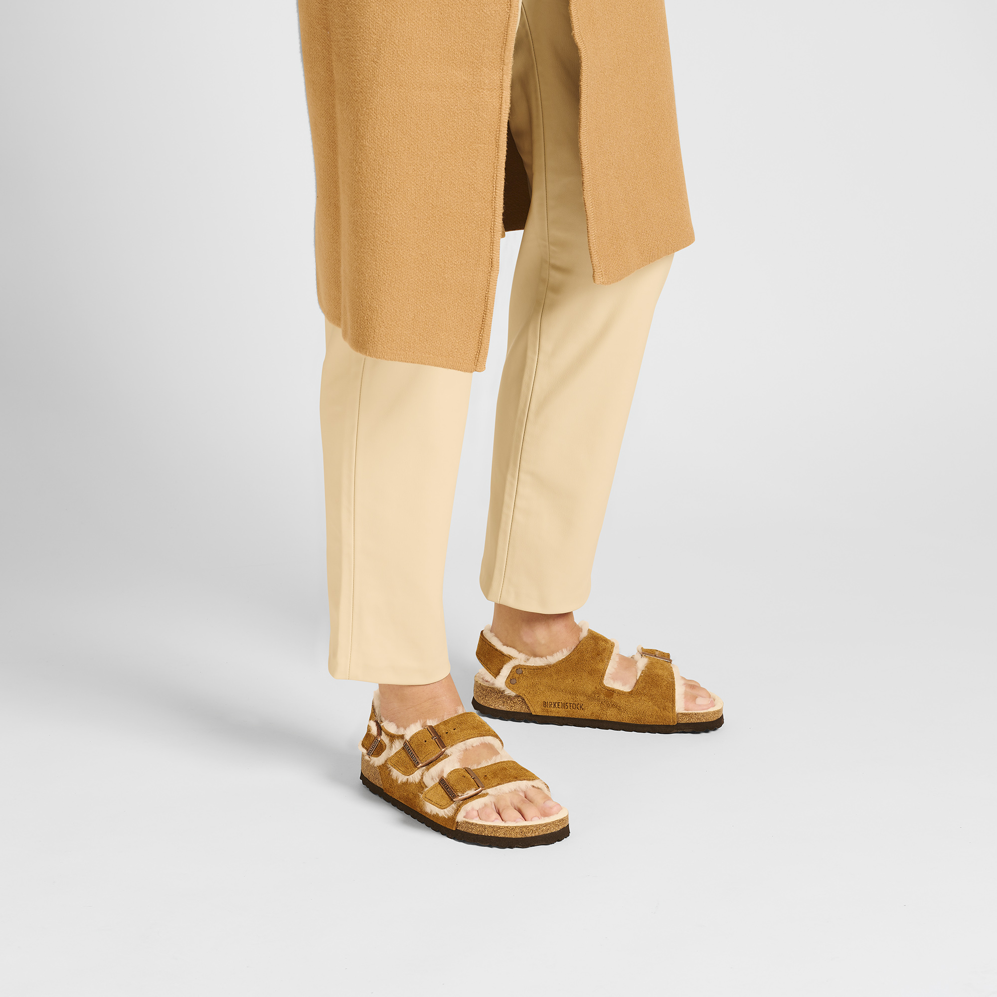 Milano Suede Shearling Suede Leather/Shearling