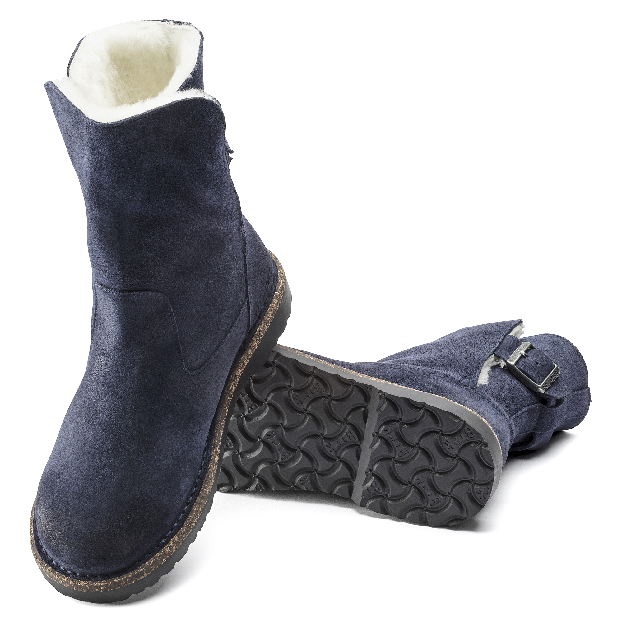 Uppsala Shearling Suede Leather