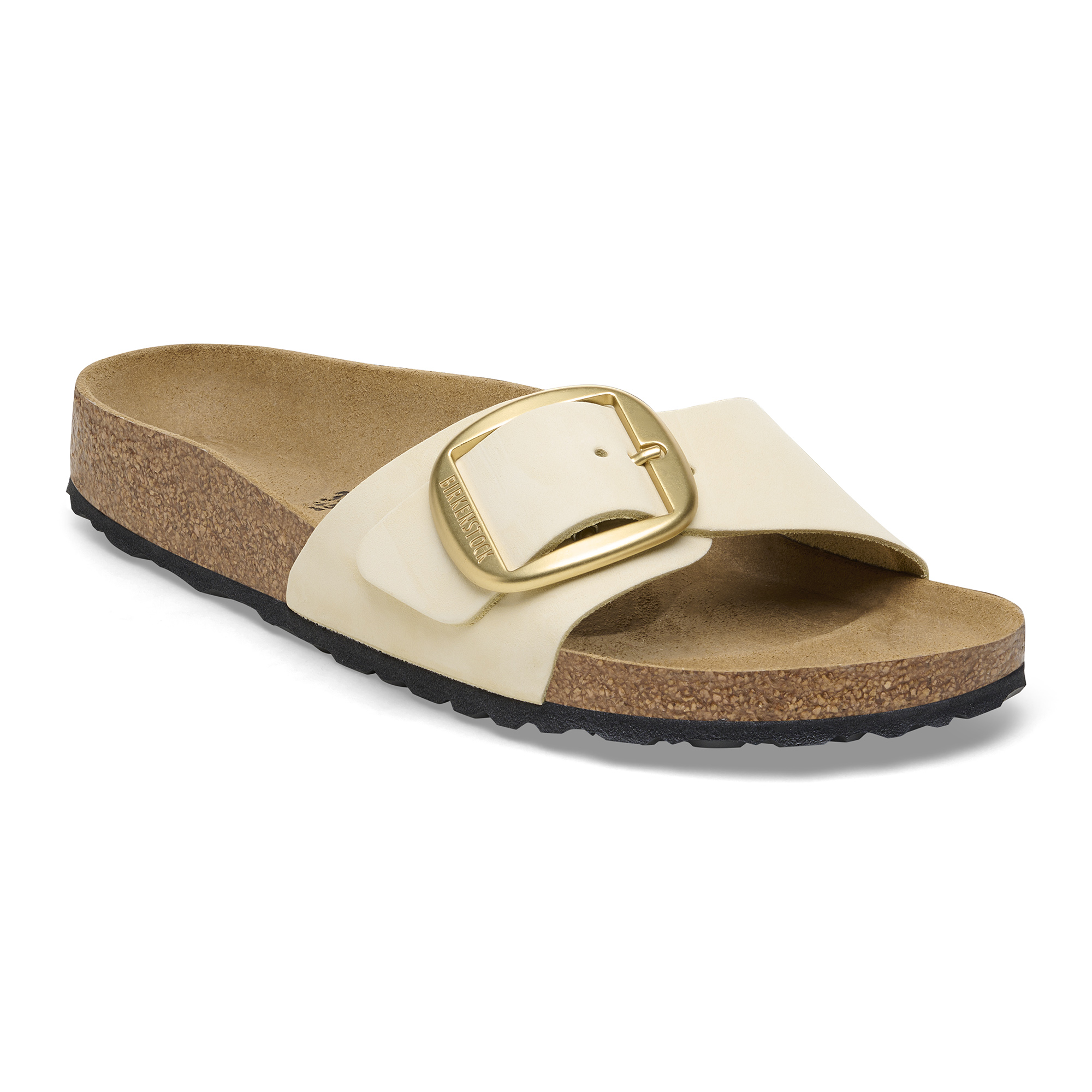 Madrid Big Buckle Nubuck Leather