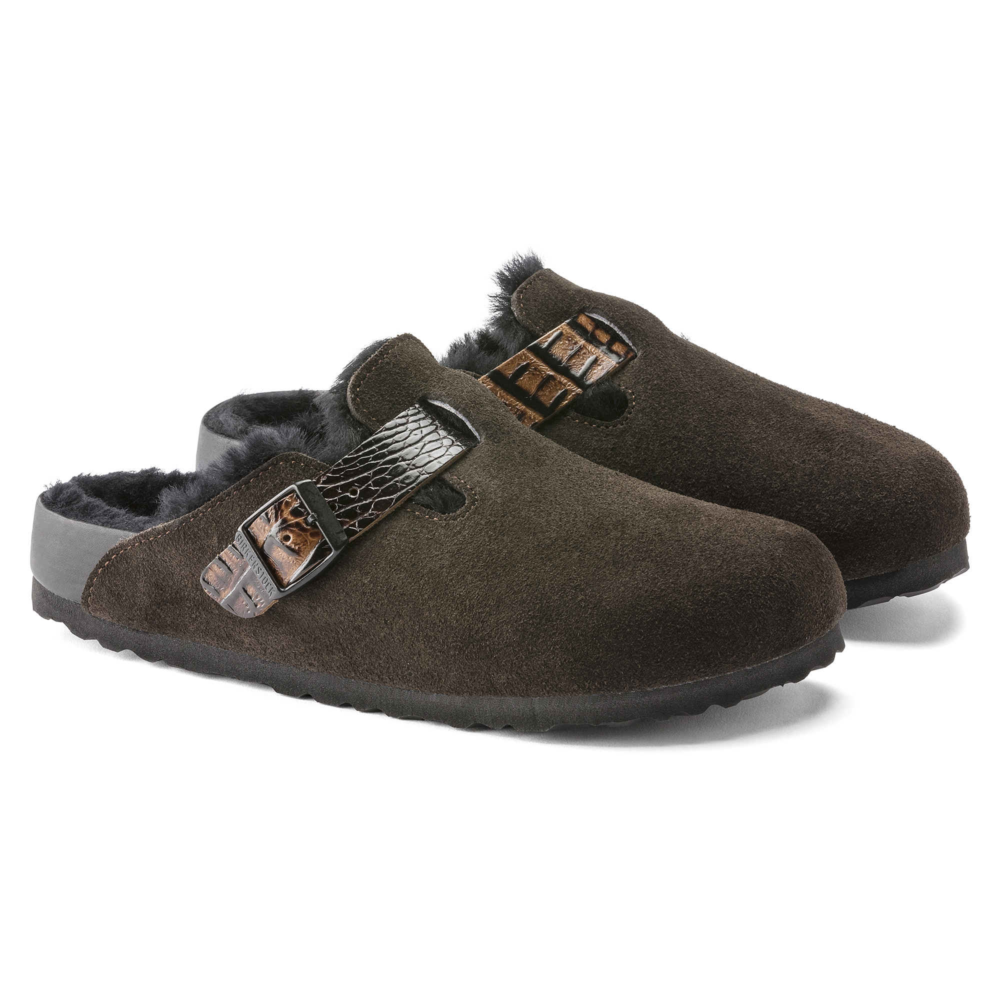 Boston Shearling Suede Leather