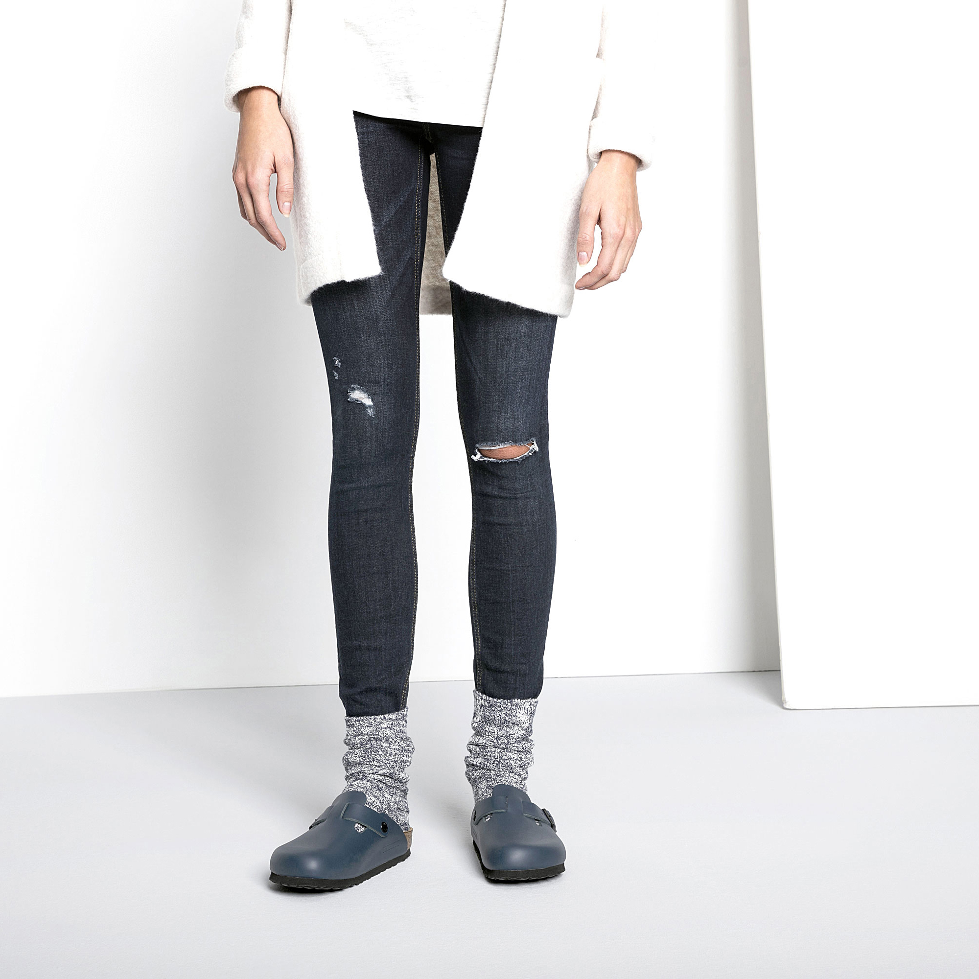 Cotton Slub Women Cotton/Polyamide/Elastane