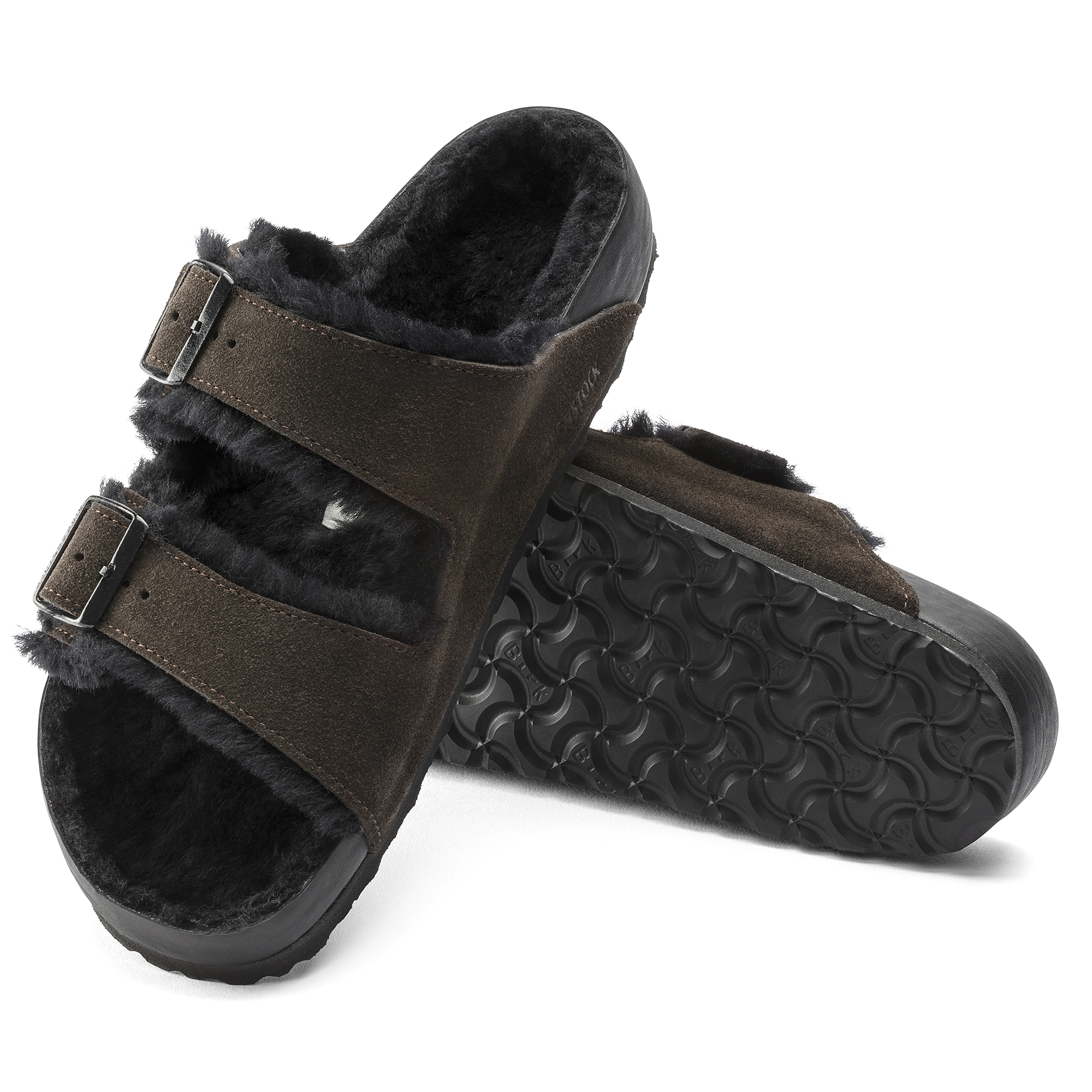 Arizona Shearling Suede Leather