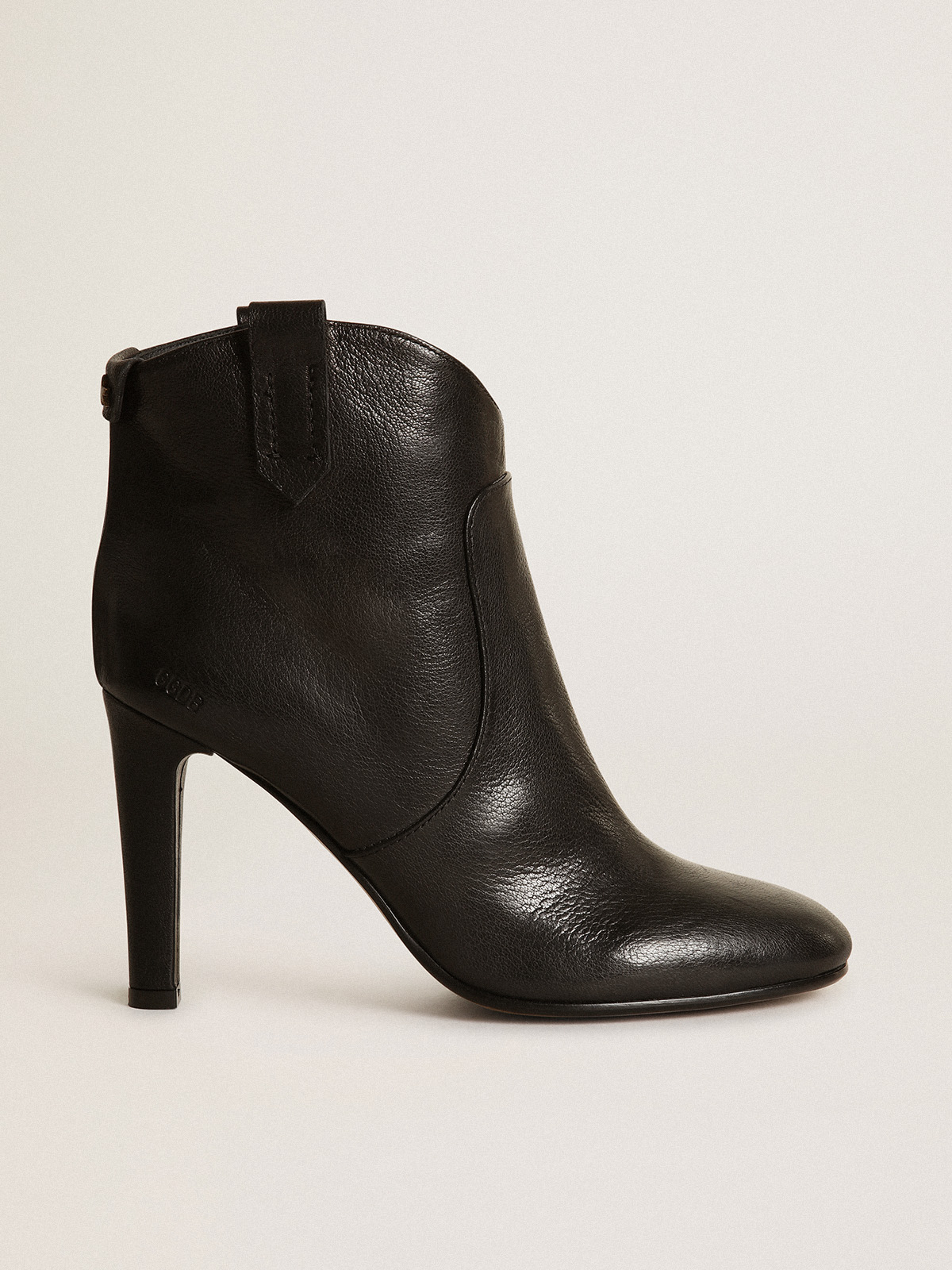 Black leather Kelsey ankle boots| Golden Goose