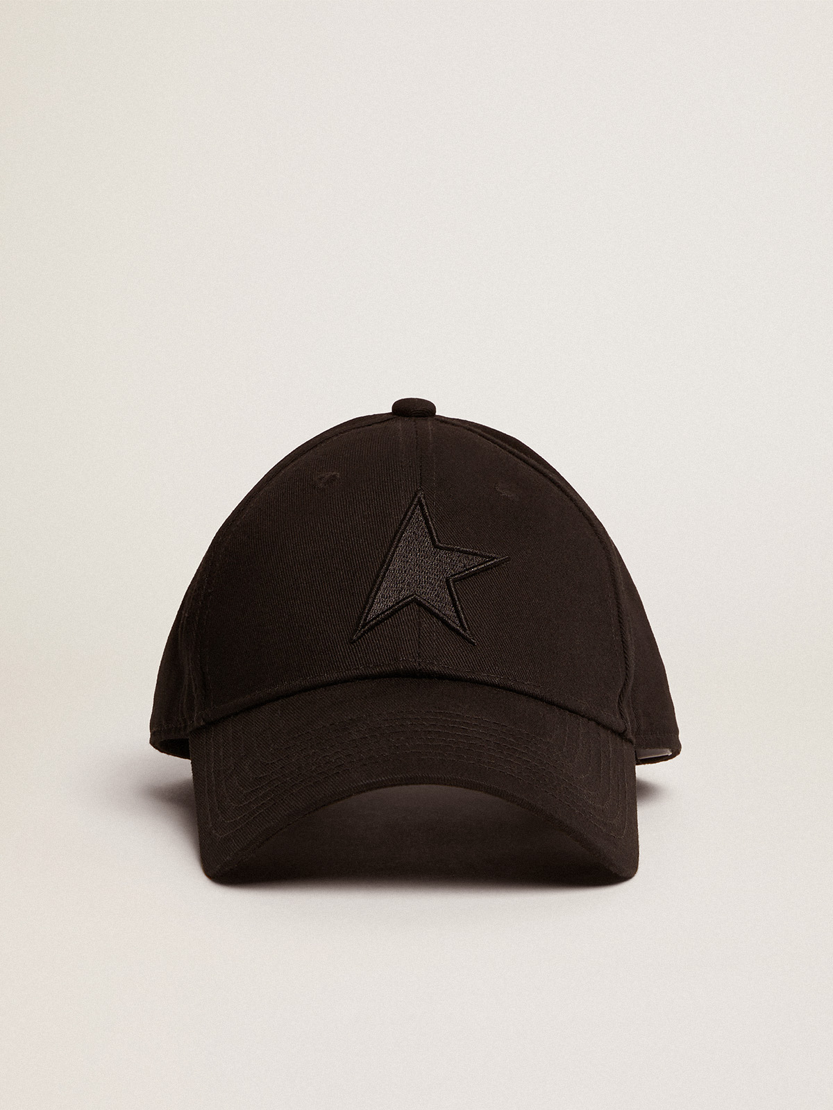 Black baseball cap with star| Golden Goose