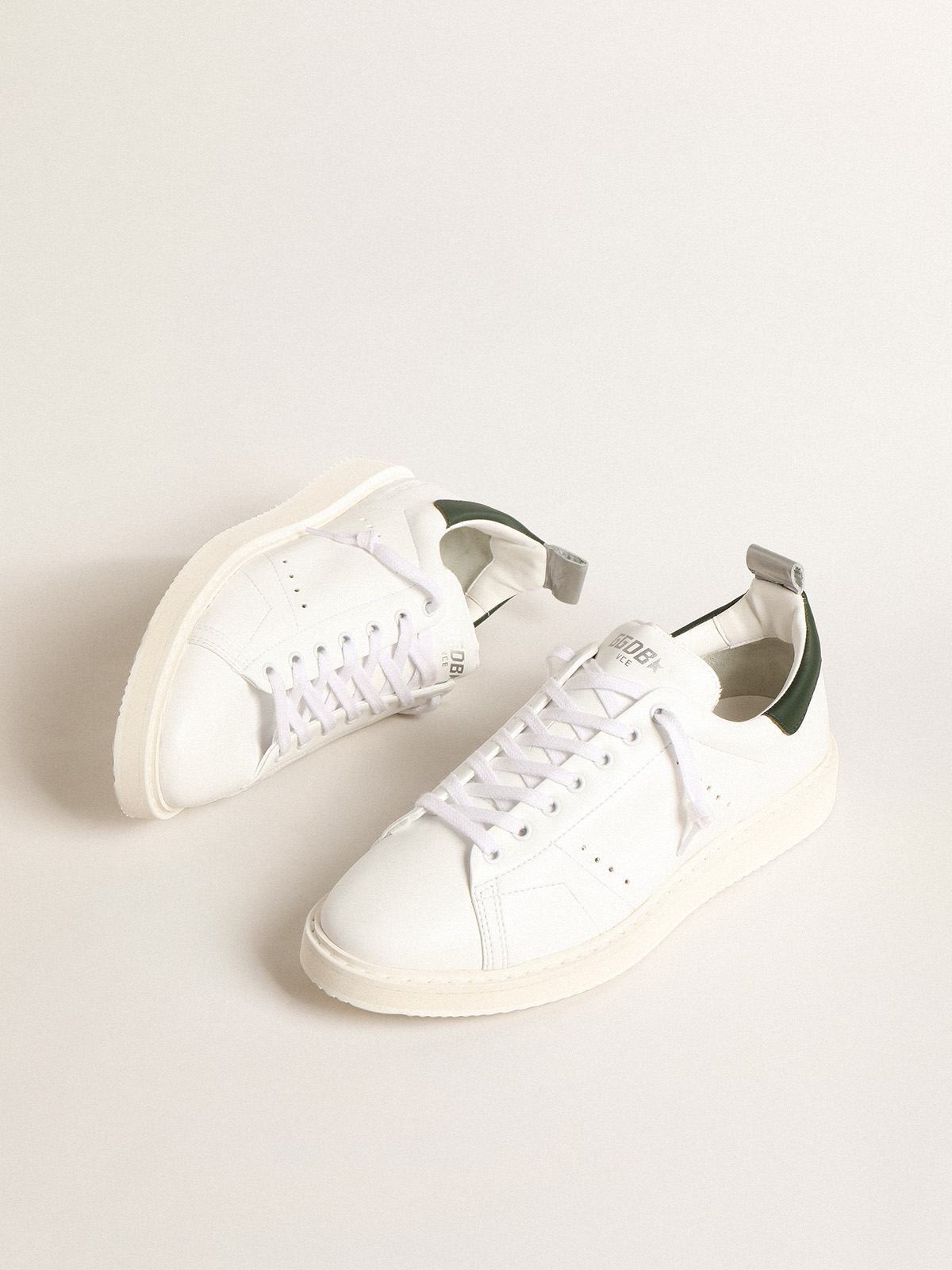 Bio-based Starter with green leather heel tab| Golden Goose