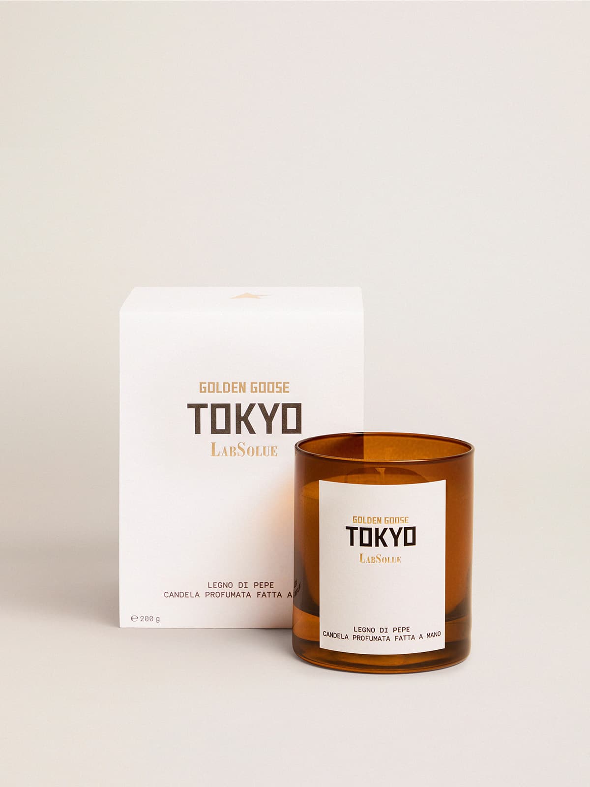Tokyo Essence Pepper Wood Scented Candle 200 g| Golden Goose
