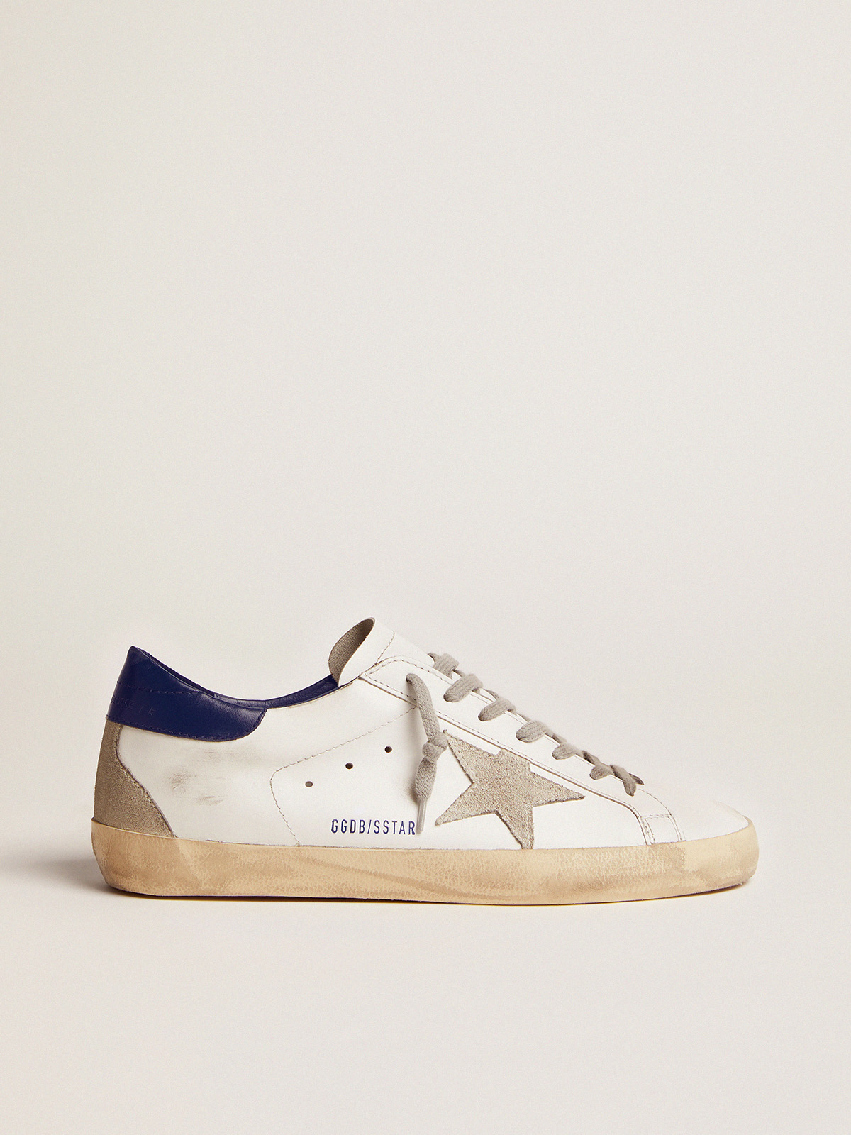 Women's blue and white Super-Star sneakers| Golden Goose