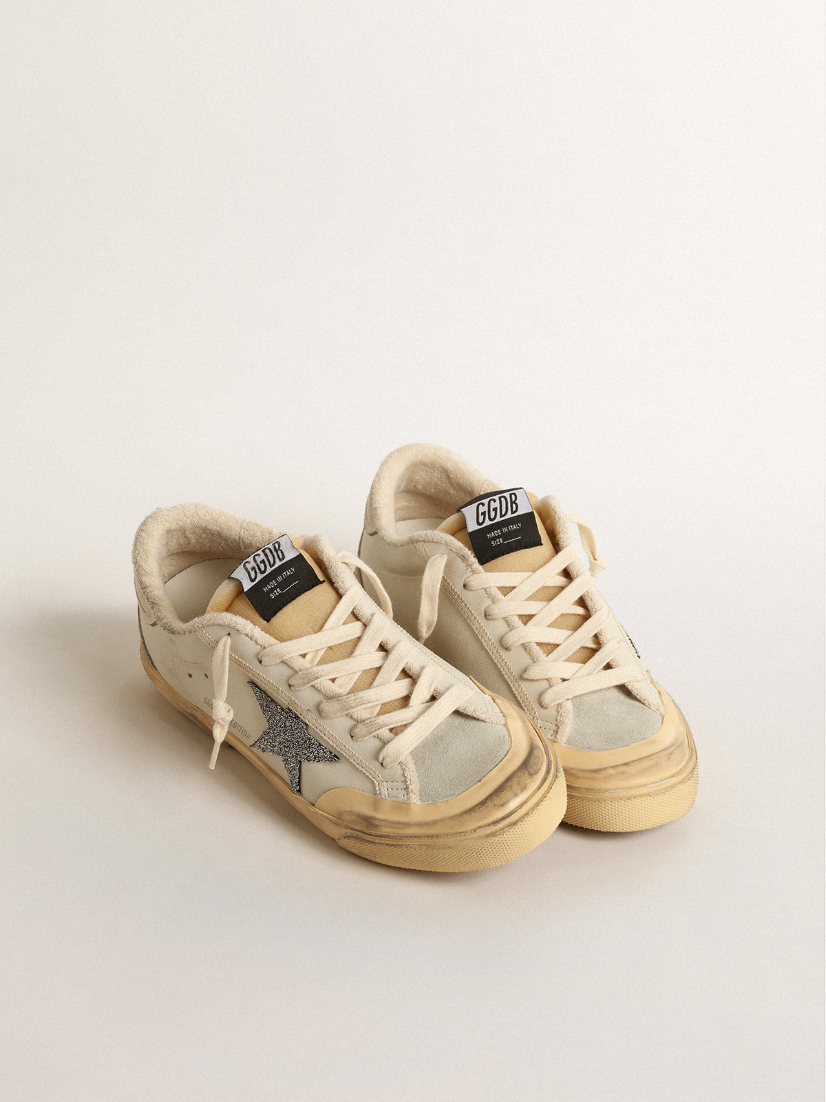 Super-Star LTD with black Swarovski crystal star| Golden Goose