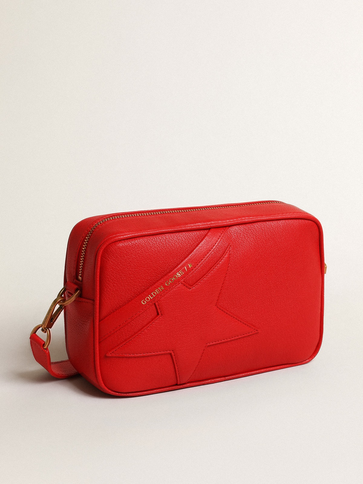 Women's Star Bag in bright red leather| Golden Goose