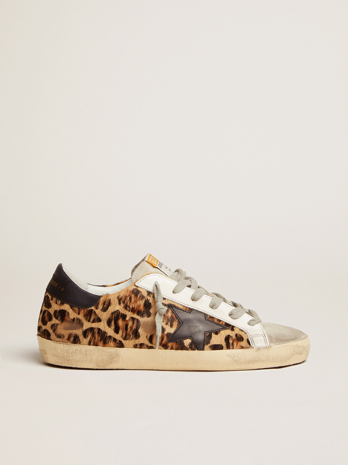 Women's Super-Star in leopard print leather| Golden Goose