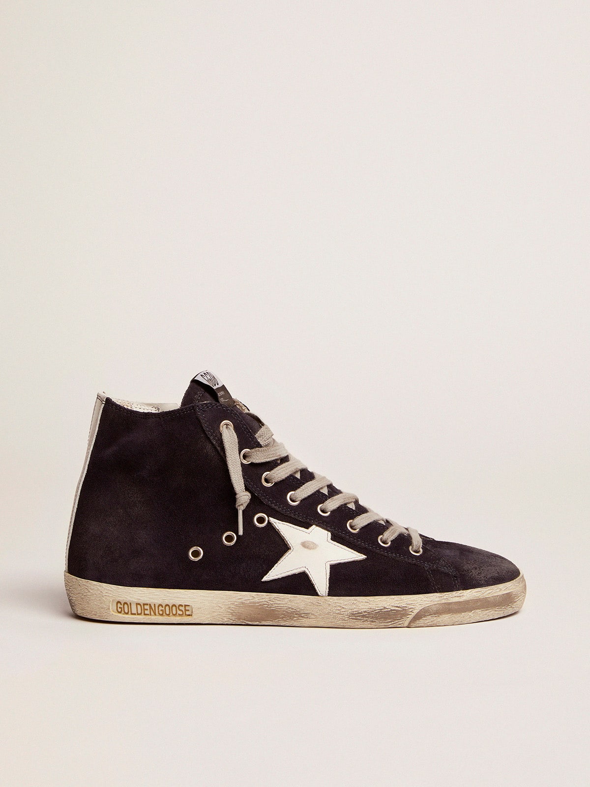 Men's Francy in leather with leather star and heel tab| Golden Goose