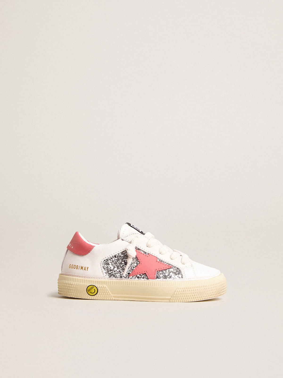 Junior May with red leather star and heel tab| Golden Goose