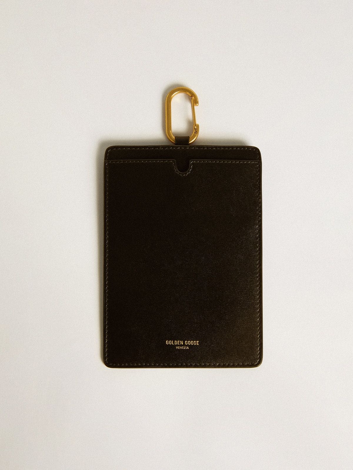 Black document holder| Golden Goose