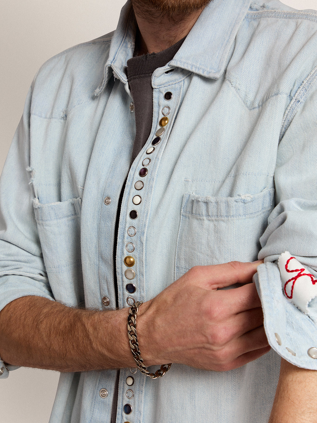 Men's Timeless chain bracelet| Golden Goose