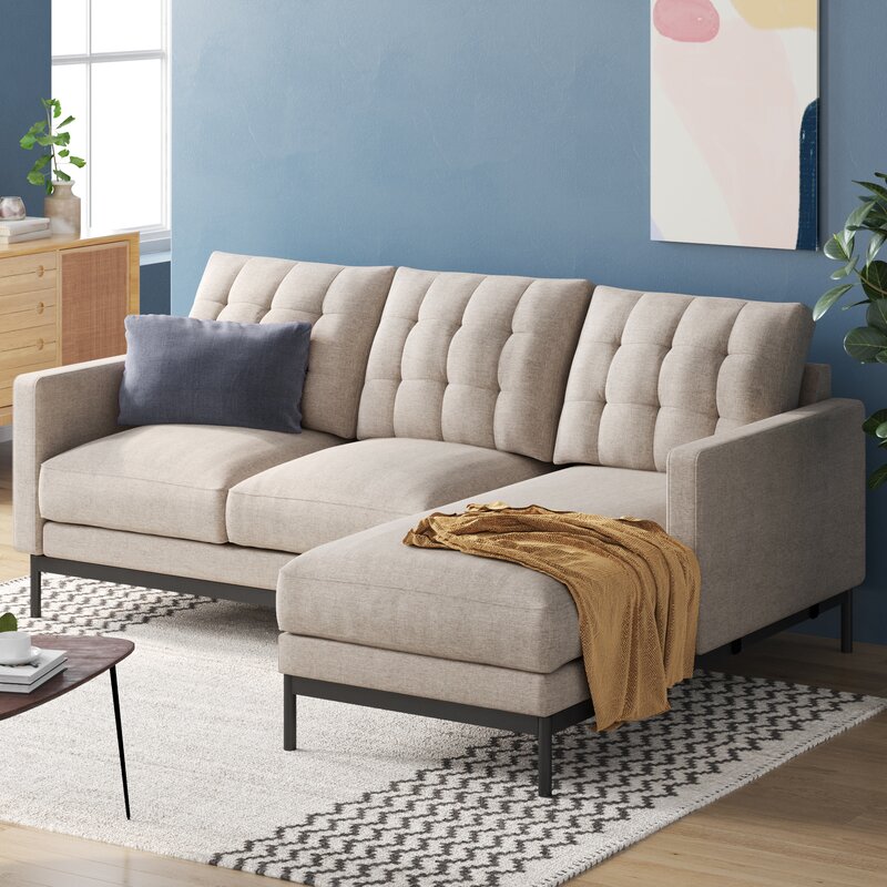 Thompson 77.6a?2a?2 Wide Reversible Modular Sofa & Chaise
