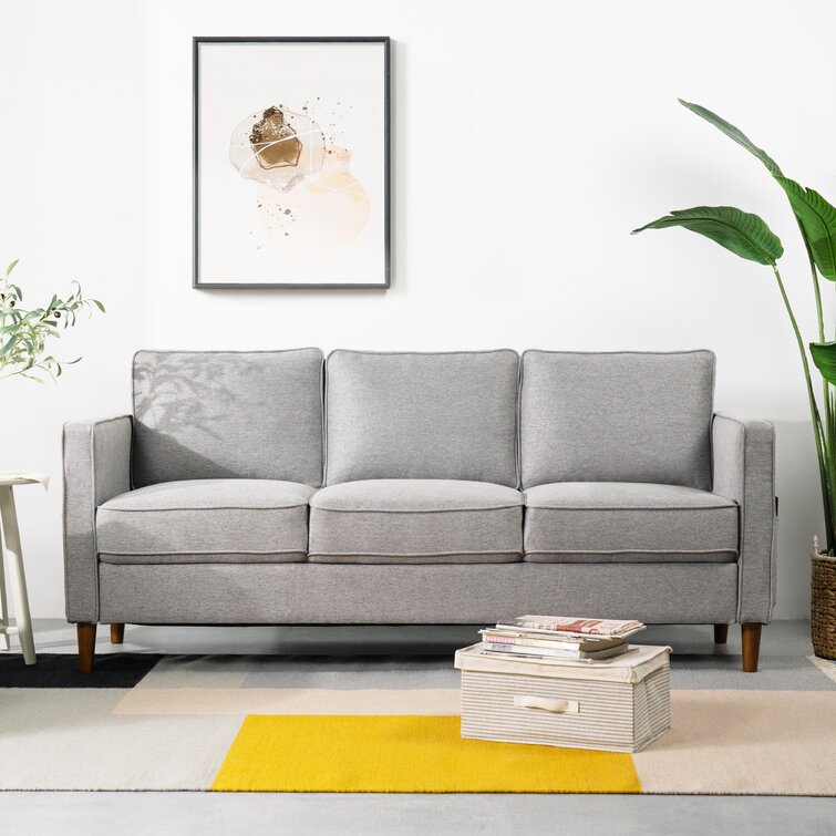 Hana 73a?? Square Arm Sofa