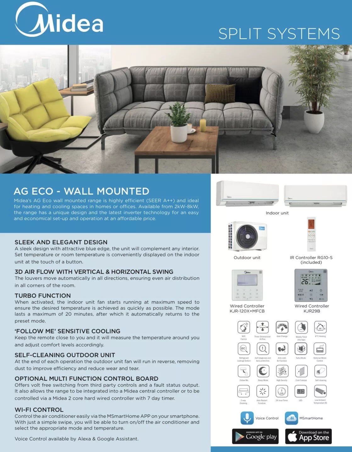 Midea AG ECO WiFi - Air Conditioning Heat Pump Installation