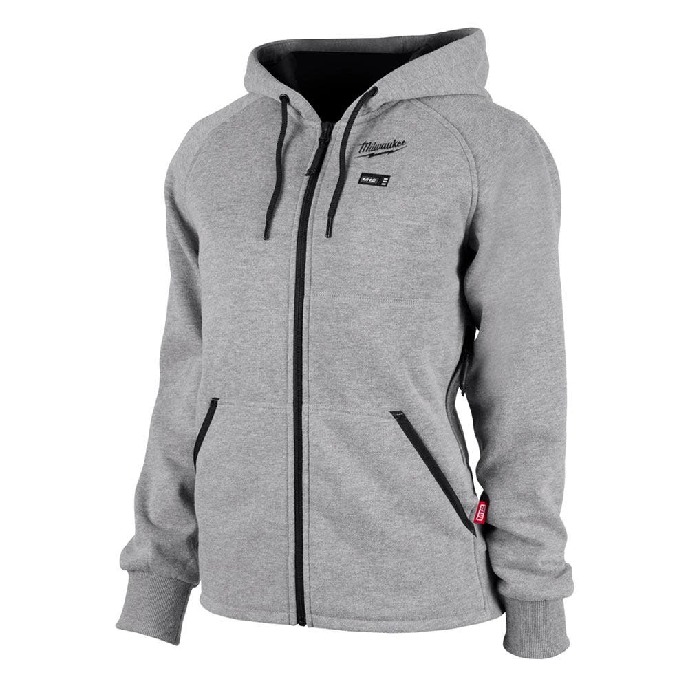 MILWAUKEE 12V Women's Heated Hoodie Grey Skin M12HHWGREY10