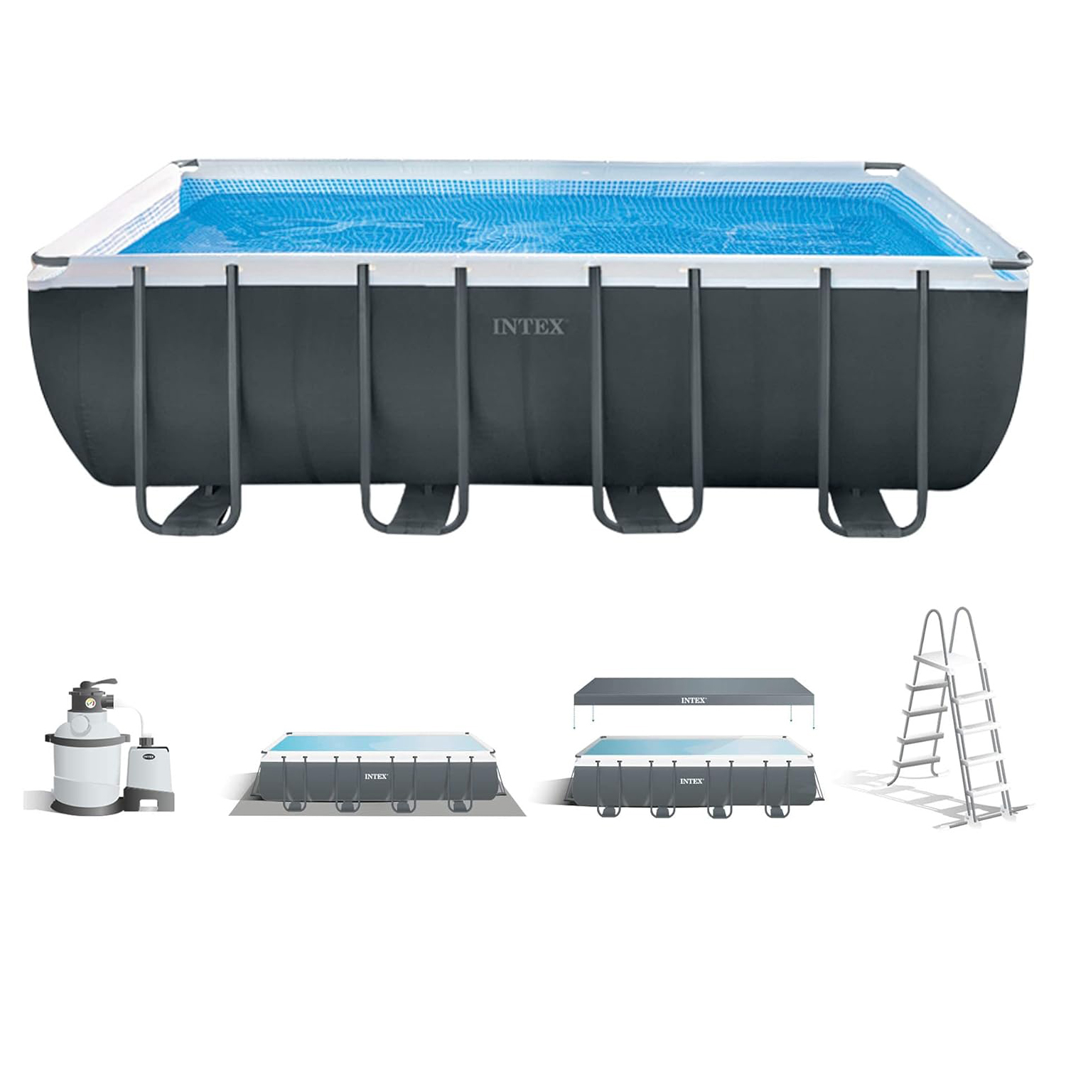 INTEX Piscina Desmontable Rectangular
