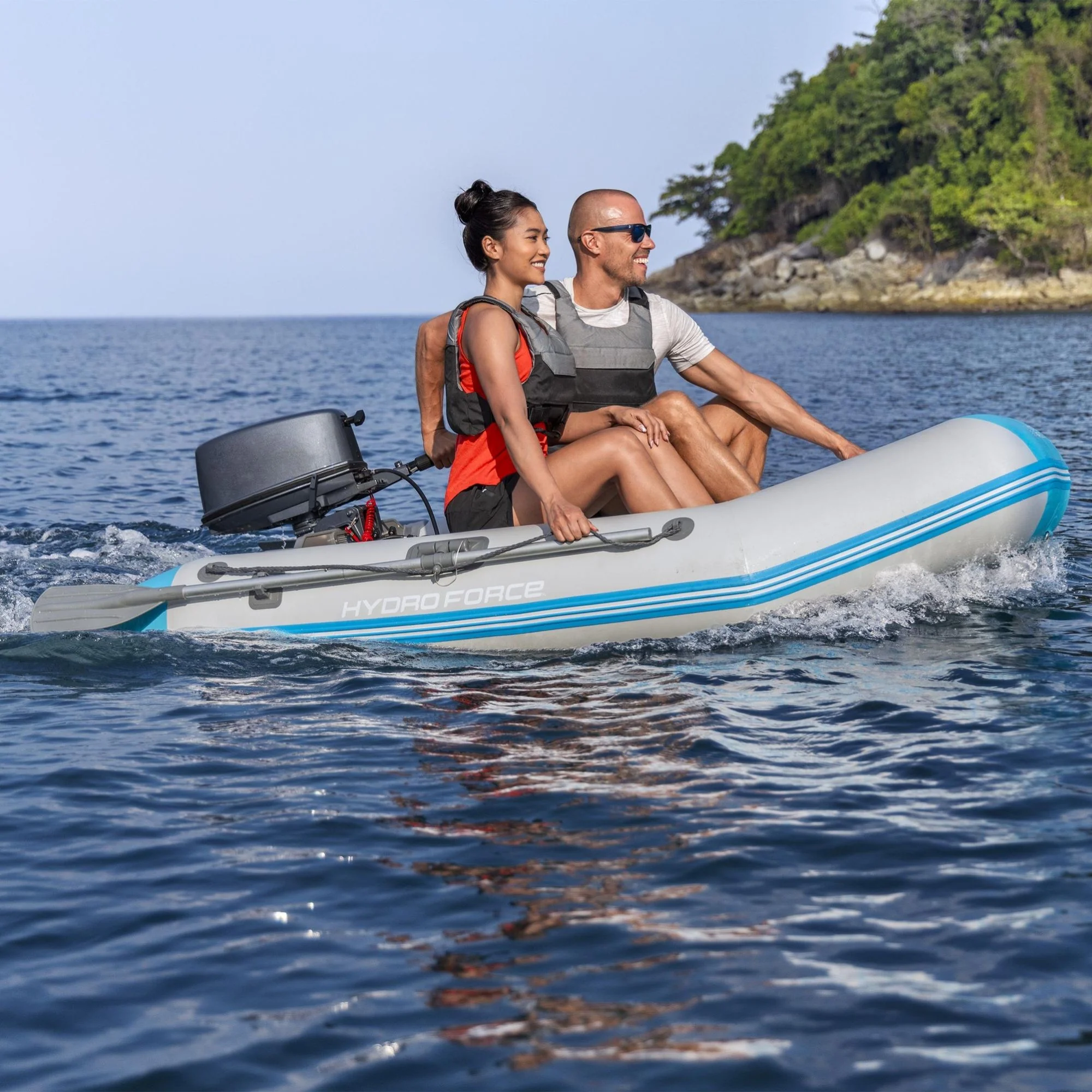 Hydro-Force 2 Person Inflatable Sport Boat Set – Corinth Elite