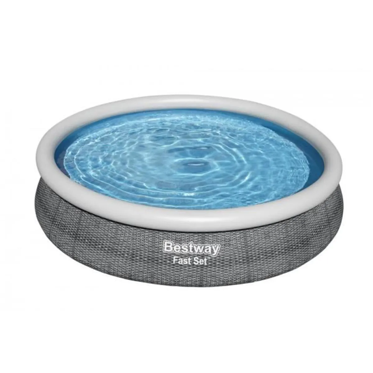 Piscine hors sol Fast Set™ ronde effet rotin 366 x 76 cm