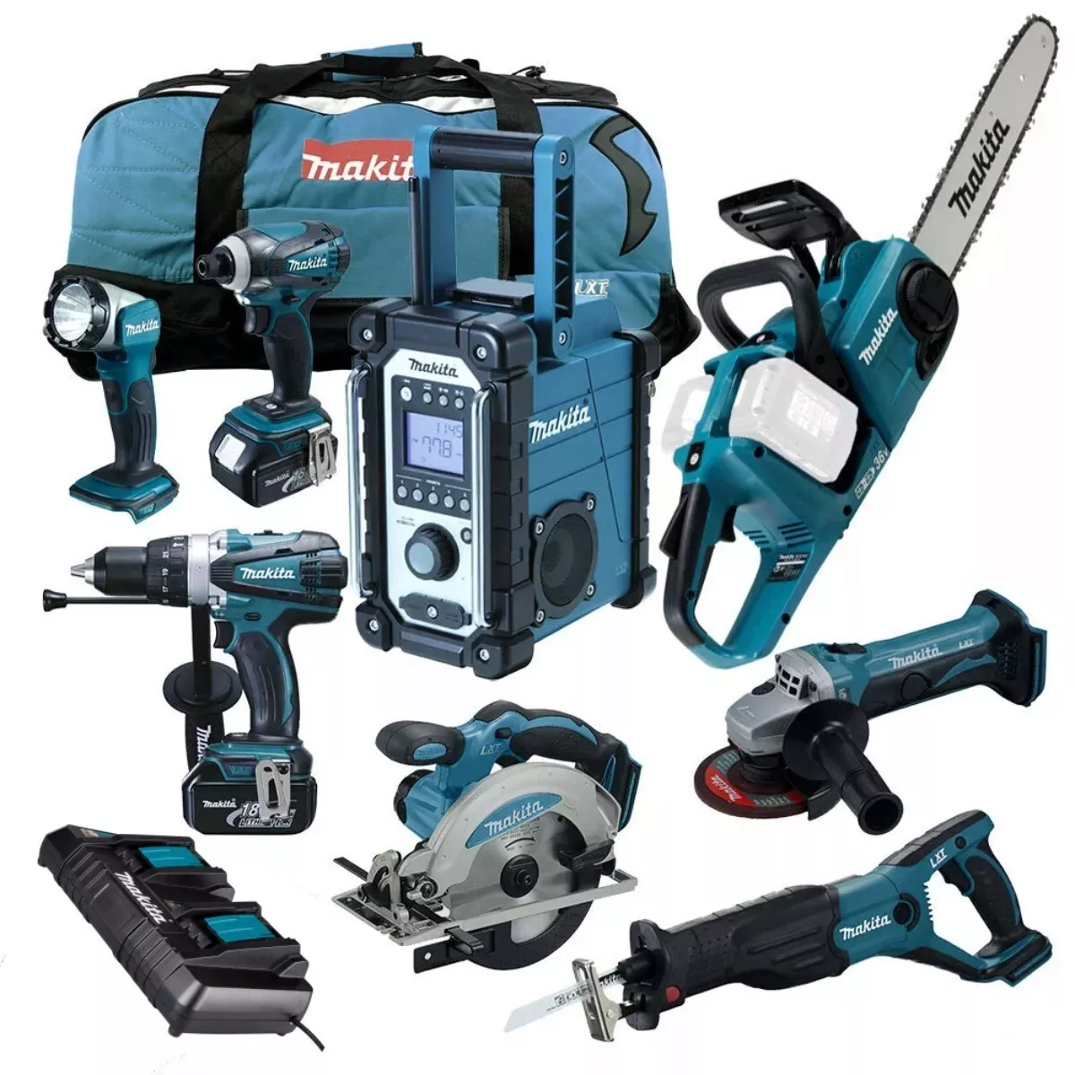 MAKITA LXT 18V 8 pcs
