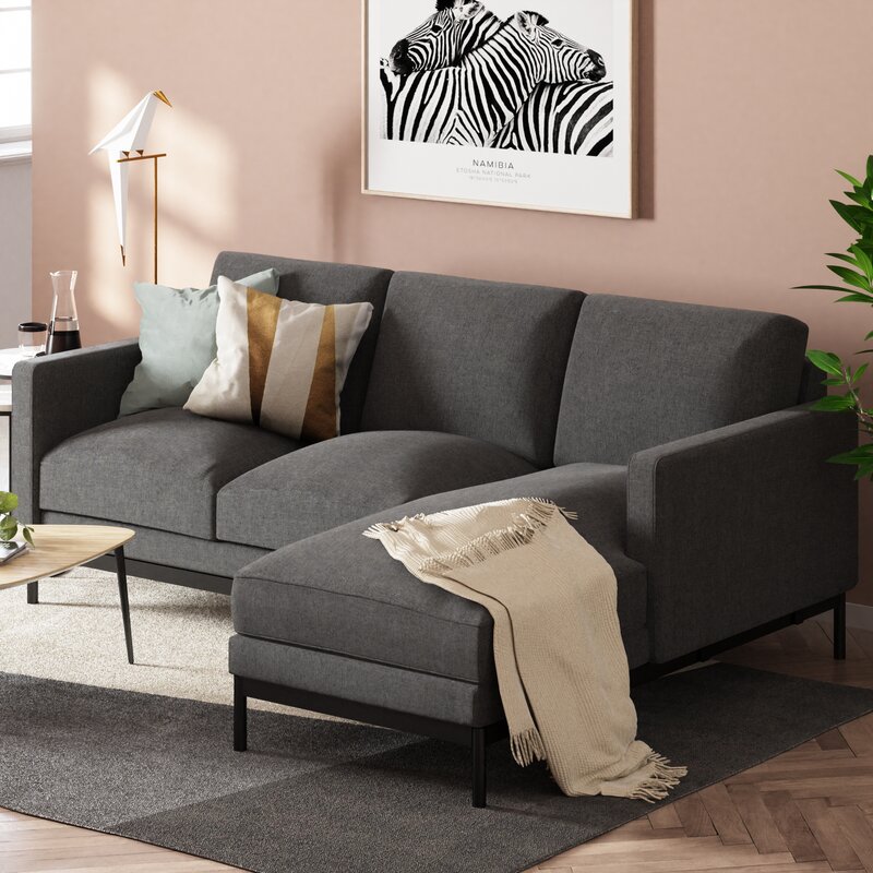 77a?2a?2 Wide Reversible Sofa & Chaise
