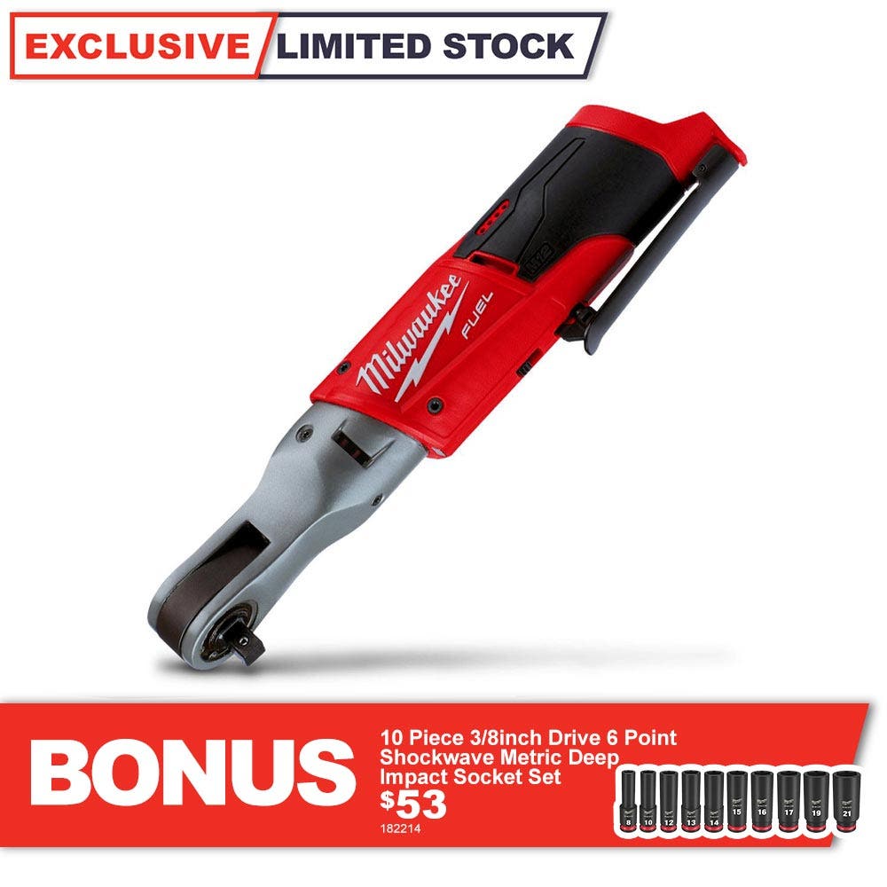 MILWAUKEE 12V FUEL™3/8" Impact Ratchet Skin M12FIR38-0