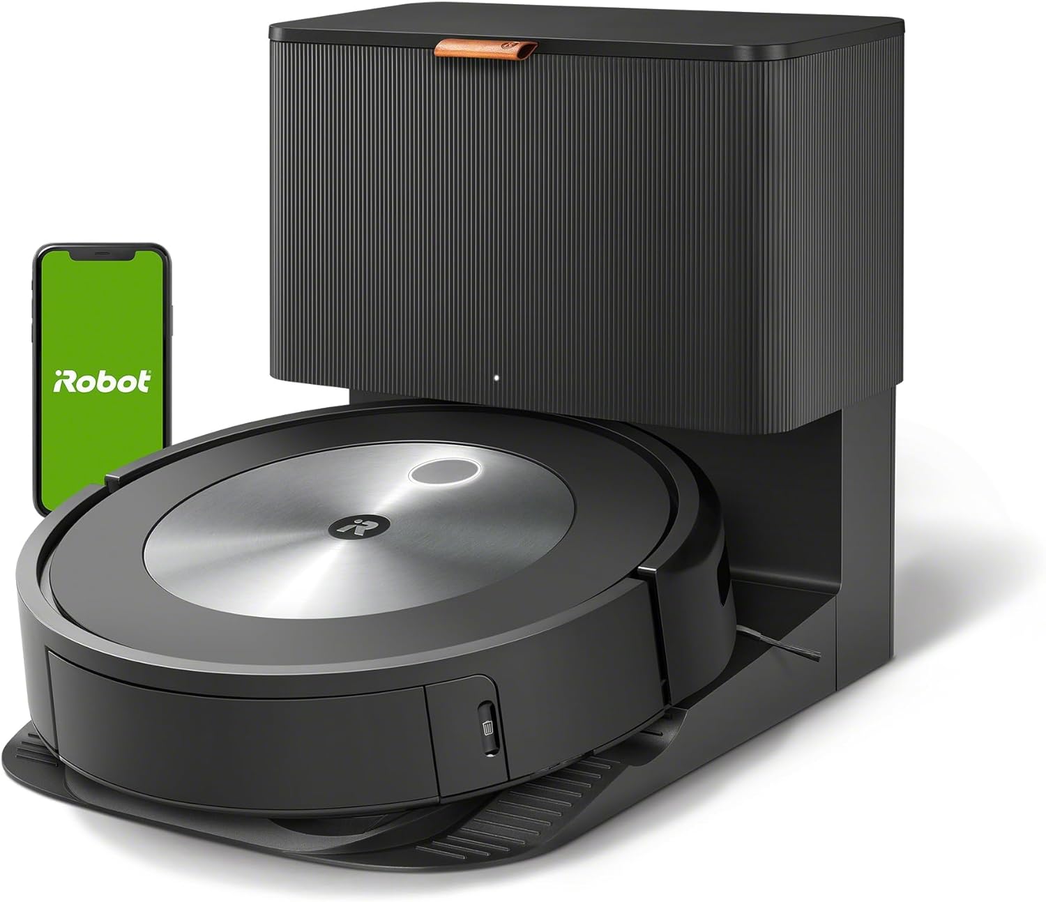 iRobot® Roomba® j7+ Wi-Fi enabled robot vacuum cleaner with automatic suction station