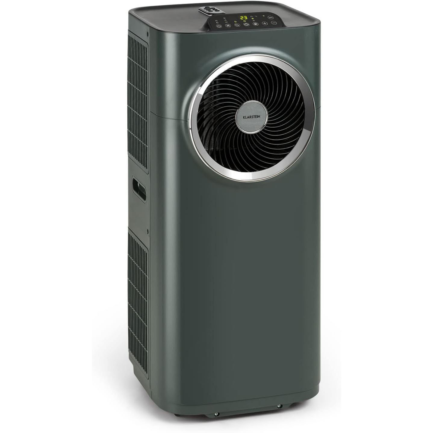 Klarstein portable air conditioner with exhaust pipe, 5-in-1 air conditioner(Dark green)
