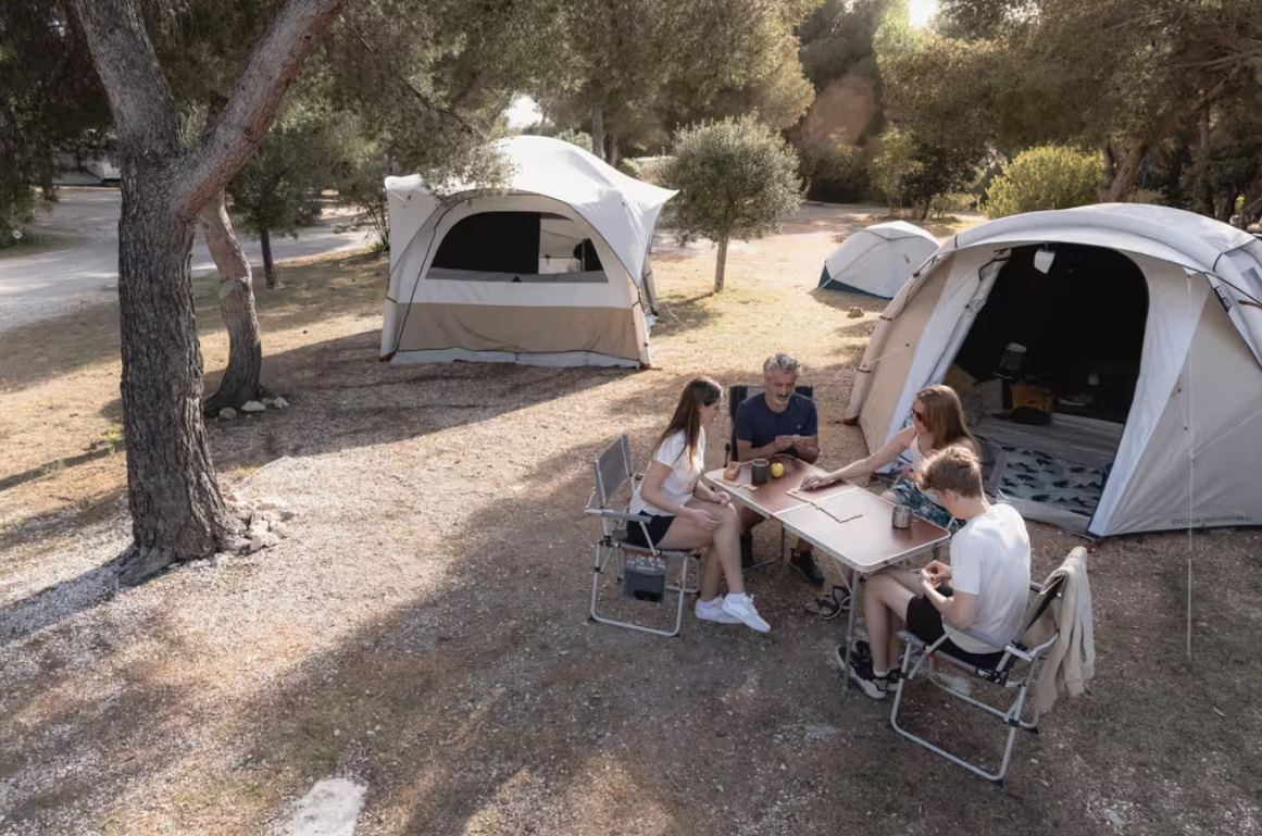 4 Person 1 Bedroom Camping Tent Fresh & Black - Sand