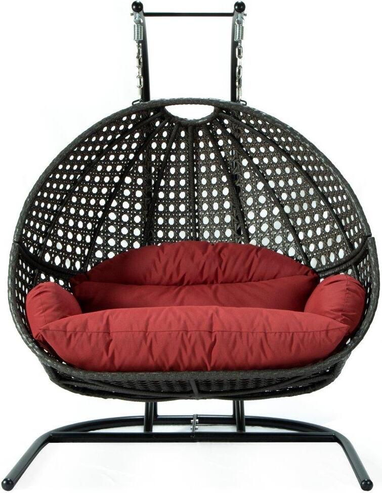 🔥2-Person Wicker Hanging Swing Chair