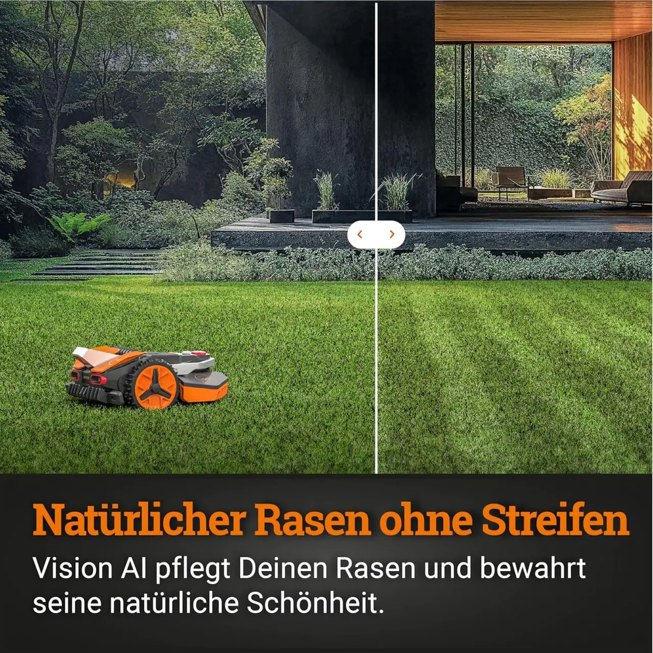WORX Landroid Vision M600 Robotic Lawnmower WR206E.1 for Gardens up to 600 m²