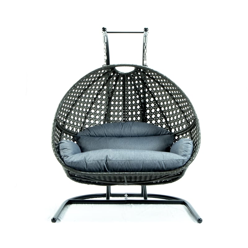🔥2-Person Wicker Hanging Swing Chair