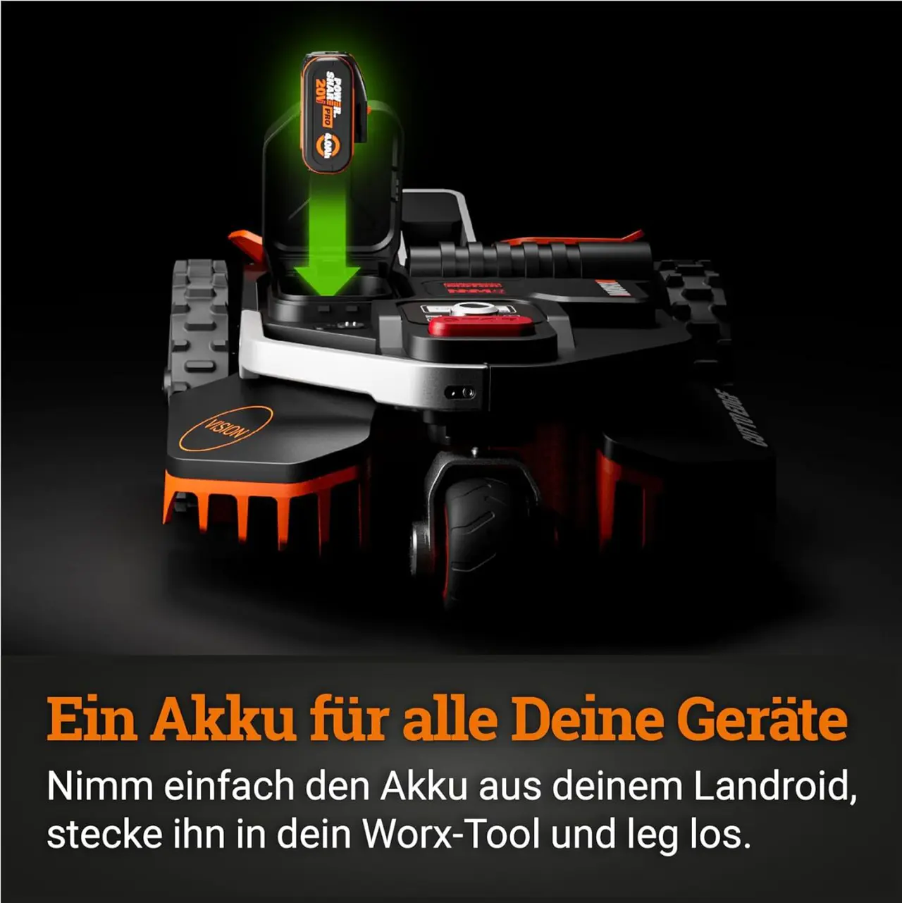 WORX Landroid Vision M600 Robotic Lawnmower WR206E.1 for Gardens up to 600 m²