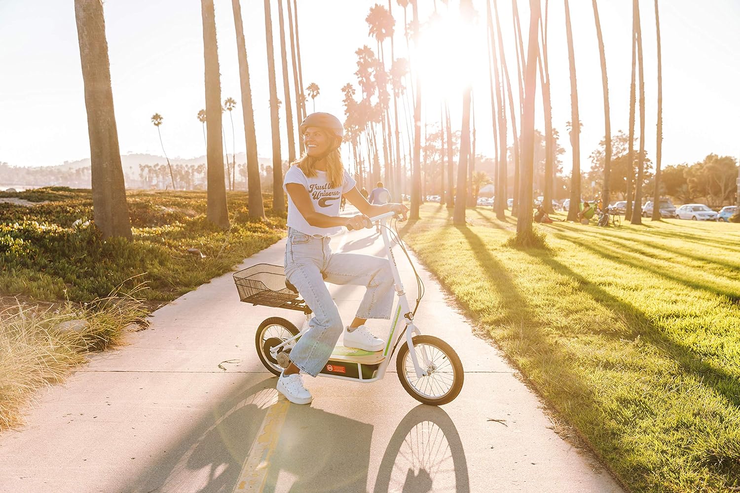 EcoSmart Metro Electric Scooter – Padded Seat