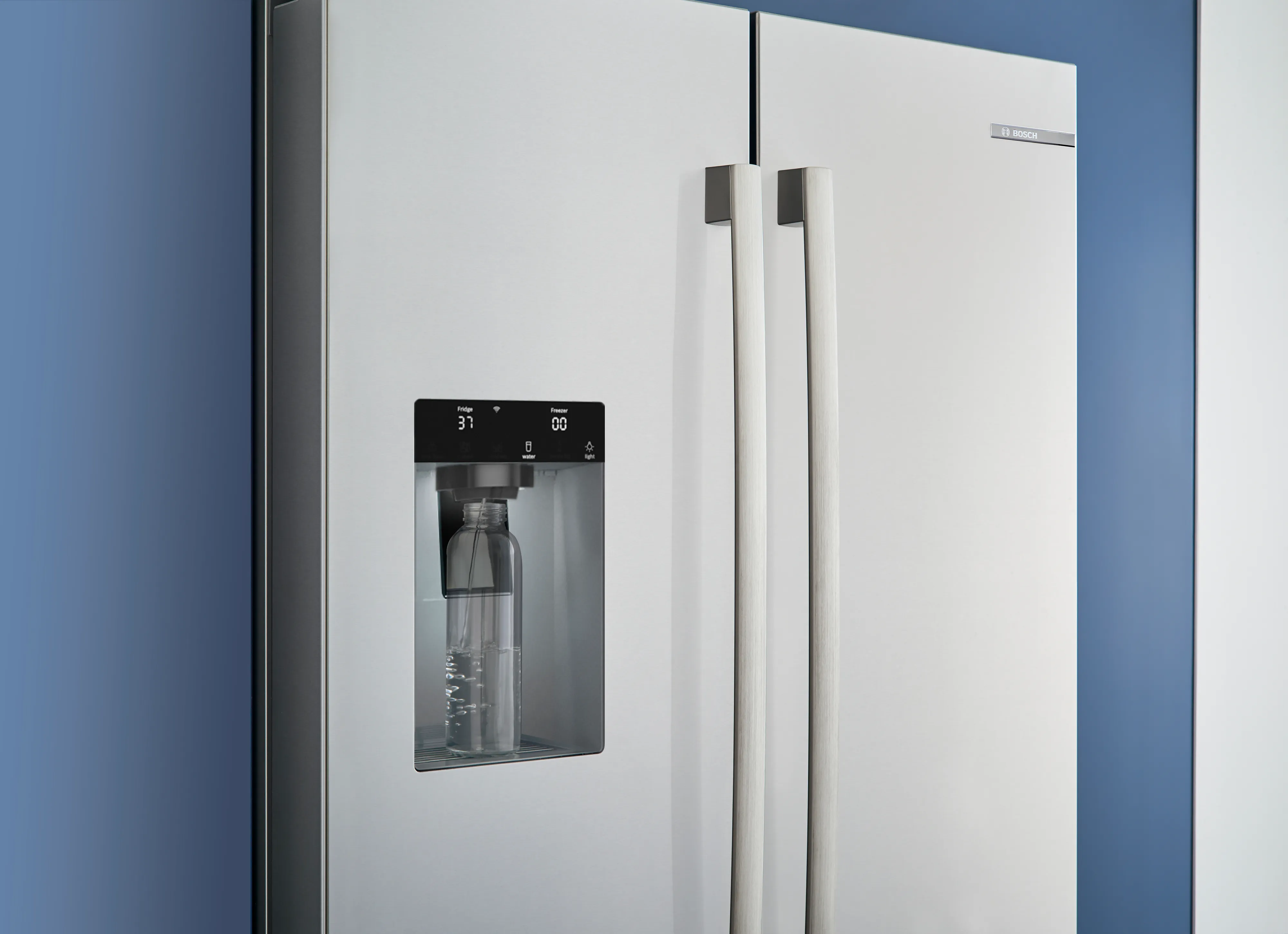 Bosch B36FD52SNS 500 Series French Door Bottom Mount Refrigerator 36'' Stainless steel (with anti-fingerprint), Total No Frost