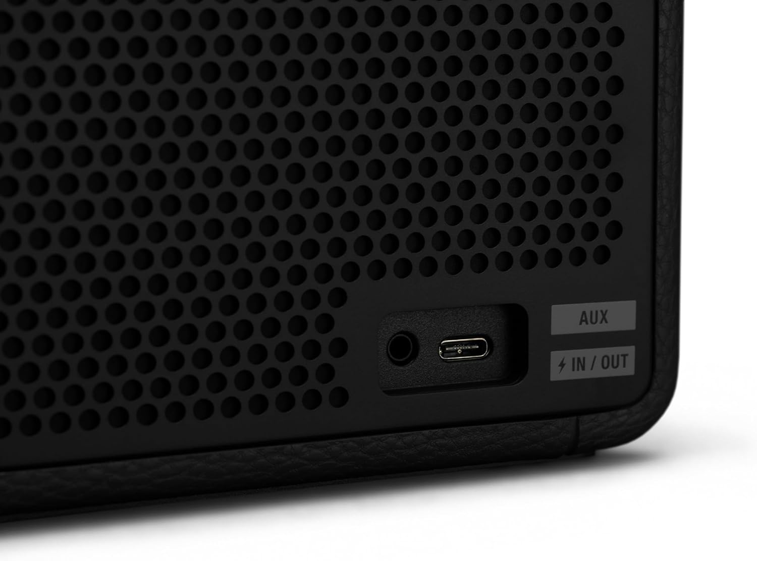 Marshall Middleton Bluetooth Wireless Portable Speaker, 20+ hours of portable playtime, IP67 water resistance - Black & Brass