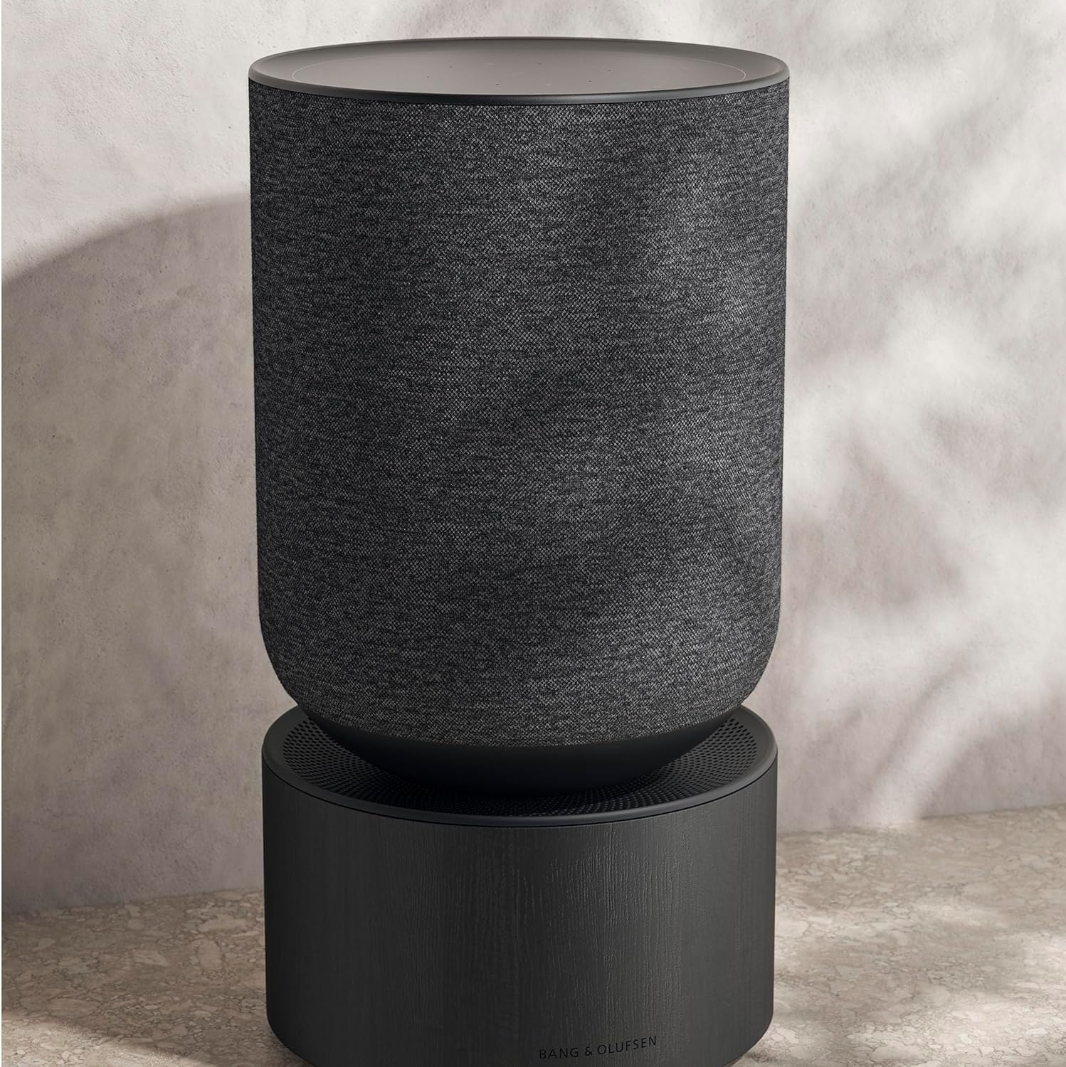 Bang & Olufsen Beosound Balance - Powerful WiFi and Bluetooth Home Speaker with 360 Degree Premium Sound, Design Awards Winner - Black Oak