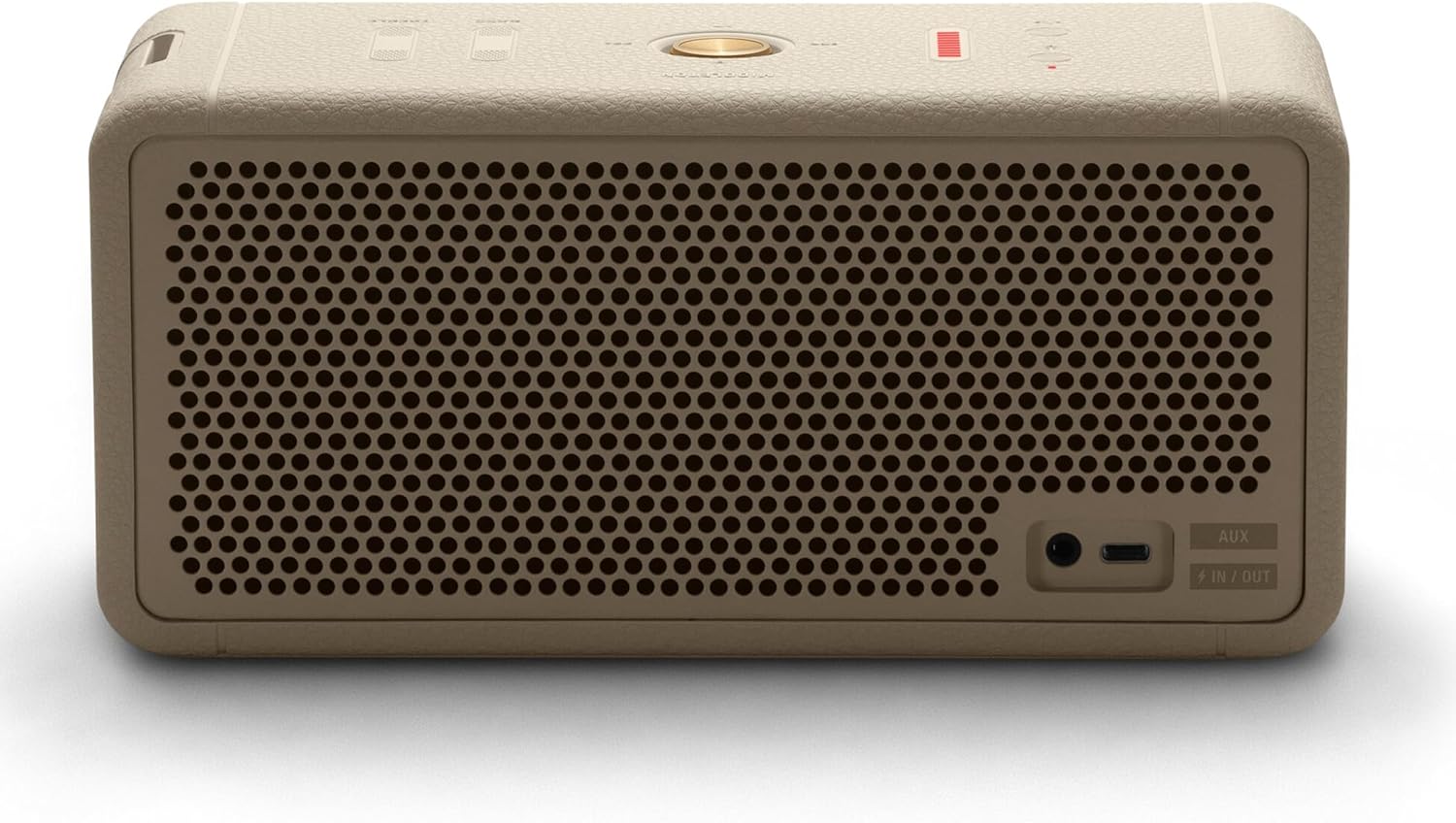 Marshall Middleton Bluetooth Wireless Portable Speaker, 20+ Hours Portable Playtime, Water Resistant IP67 - Cream