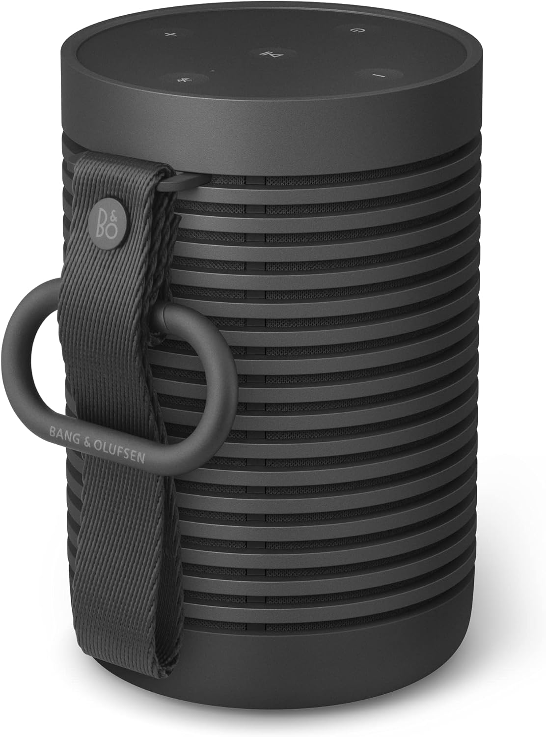 Bang & Olufsen Beosound Explore - High-end Wireless Portable Bluetooth Speaker for Outdoor, Home and Travel, 360 Degree IP67 Waterproof with Playtime Up to 27 Hours - Black Anthracite