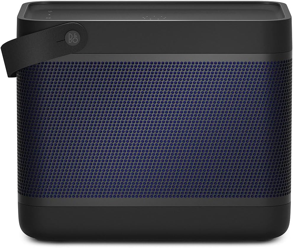 Bang & Olufsen Beolit 20 - Powerful Loud Wireless Home and Portable Bluetooth Speaker with 360 Degree Sound and Integrated Qi Wireless Phone Charging Pad - Black Anthracite